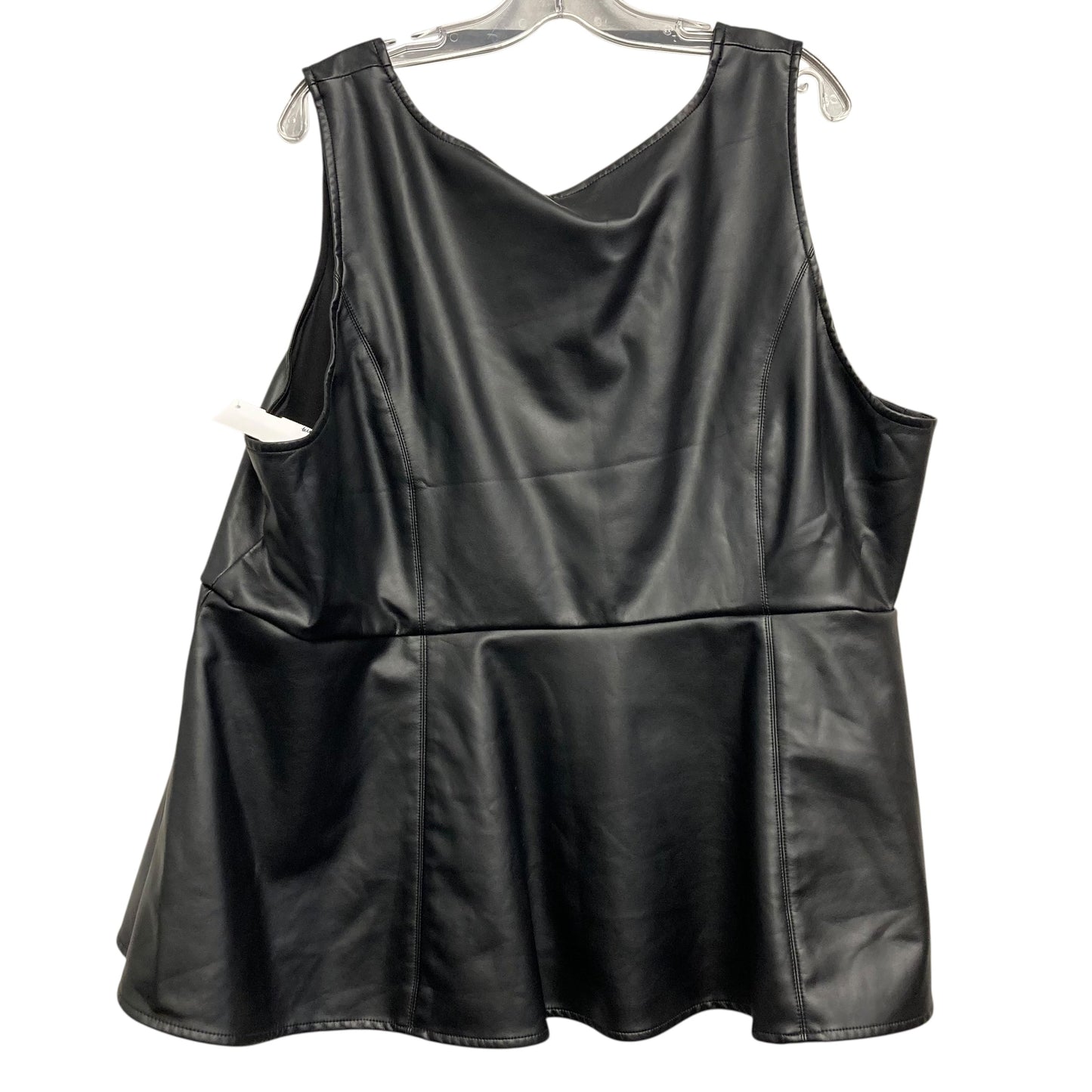 Top Sleeveless By Torrid In Black, Size:4X