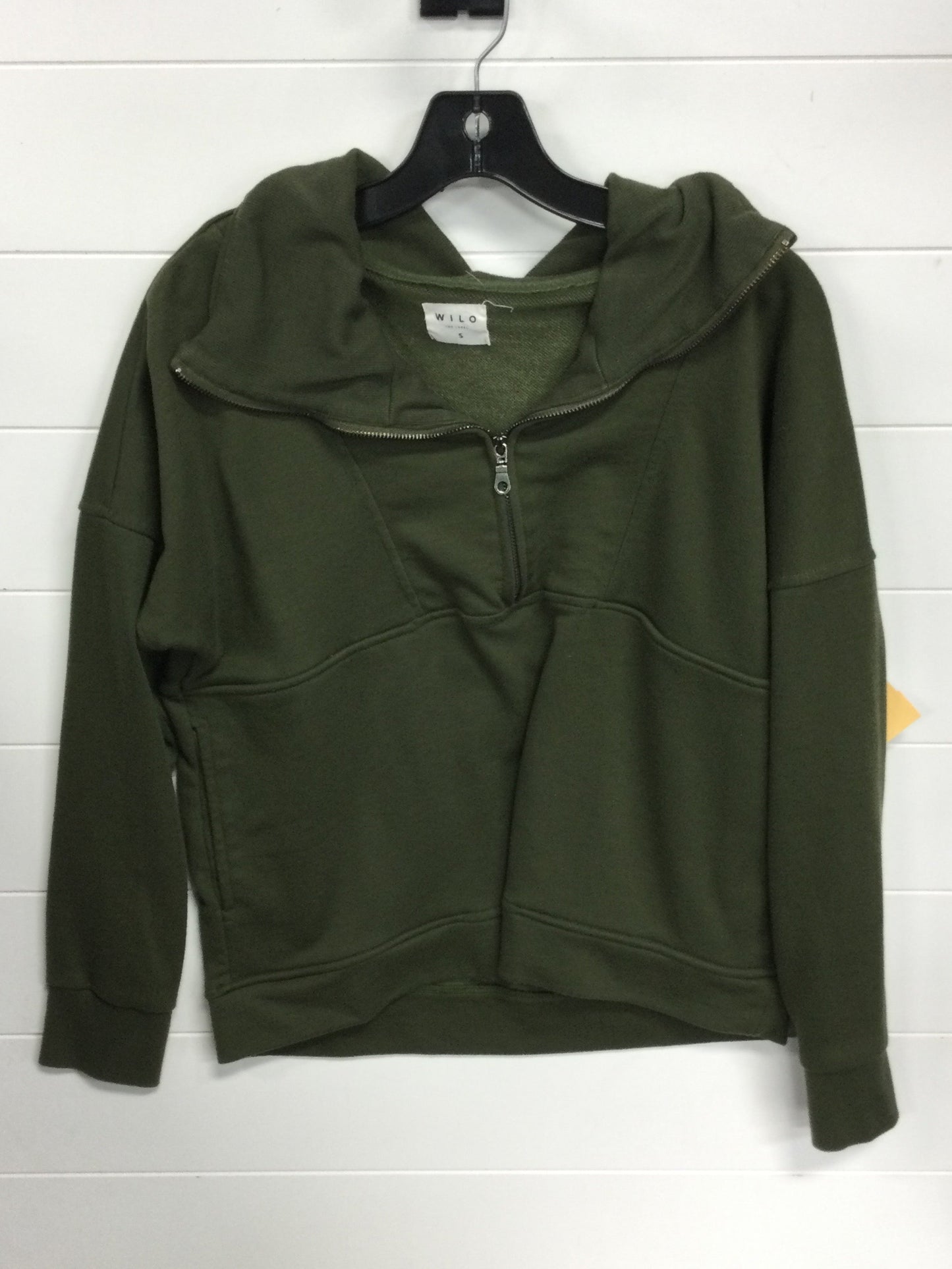 Blouse Ls By Wilo In Green, Size:S