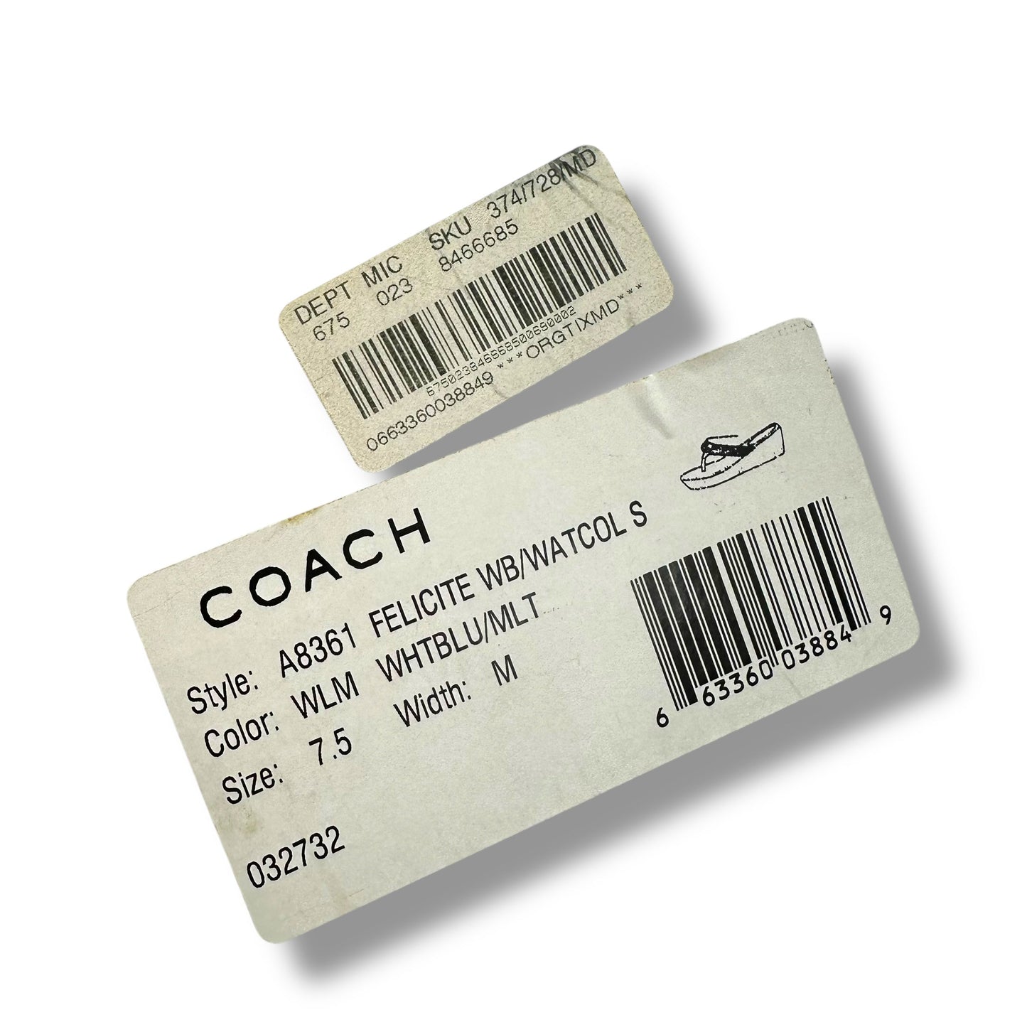 Shoes Heels Wedge By Coach In White, Size: 7.5