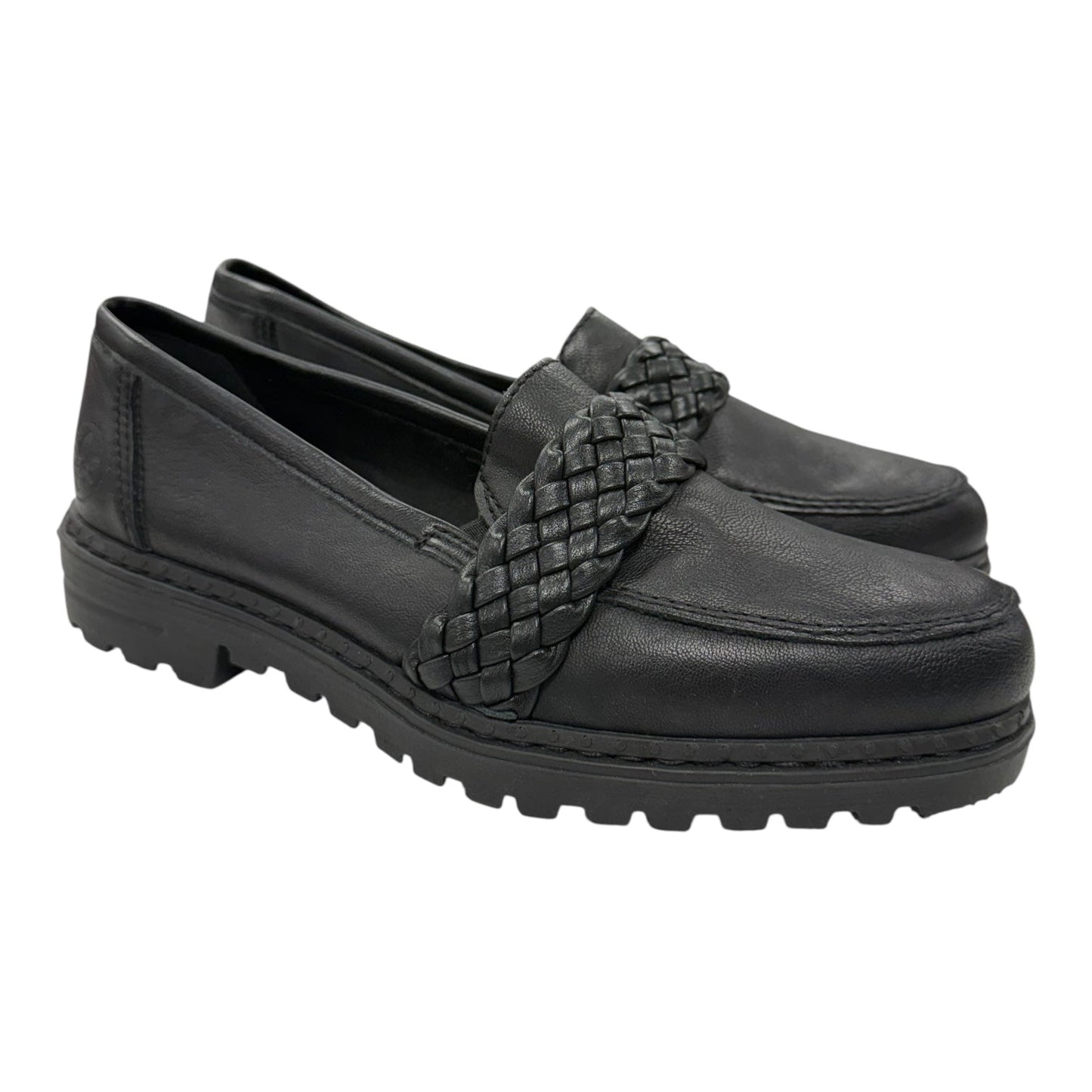 Shoes Flats By Riekers In Black, Size:8.5