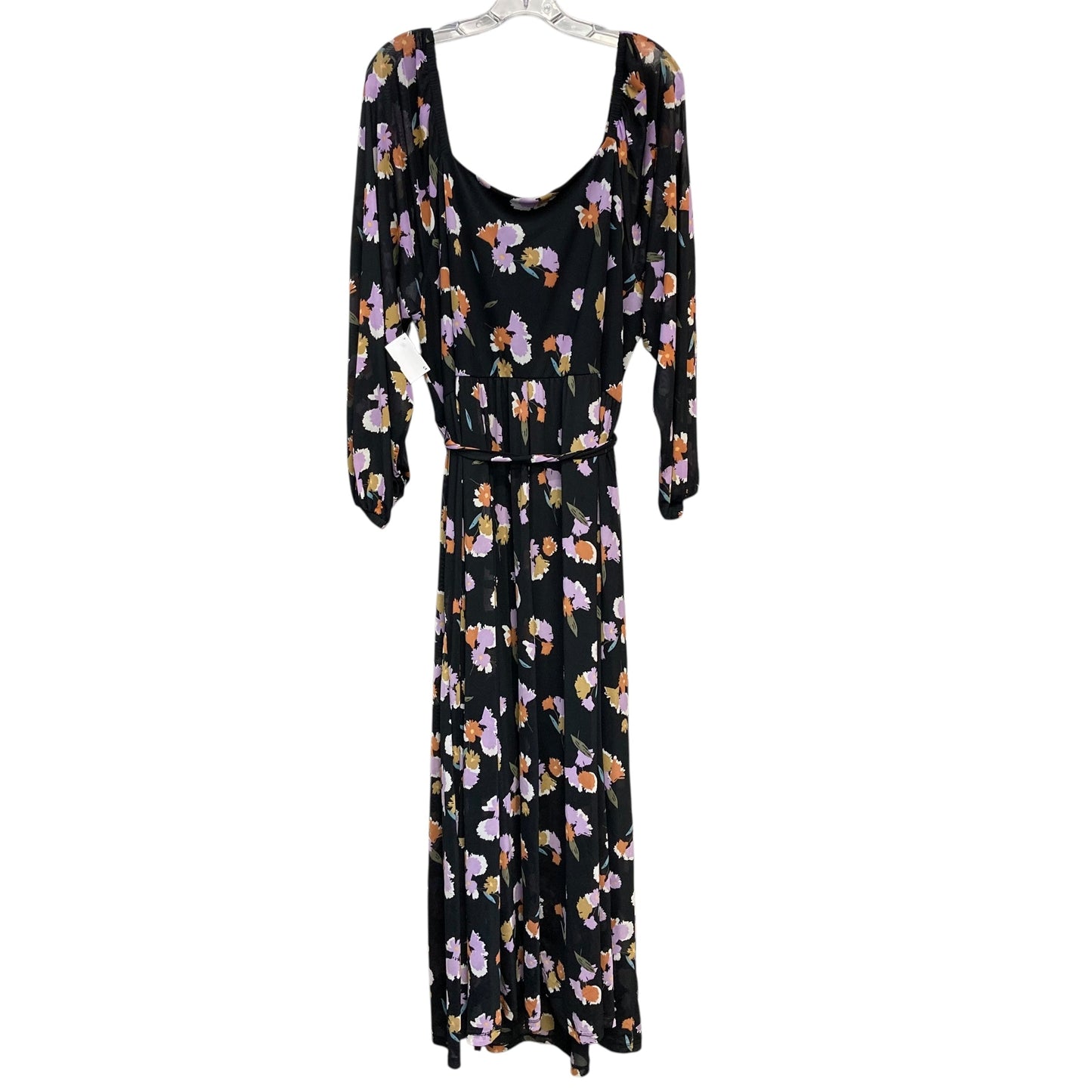 Dress Casual Maxi By Ava & Viv In Floral Print, Size:2X