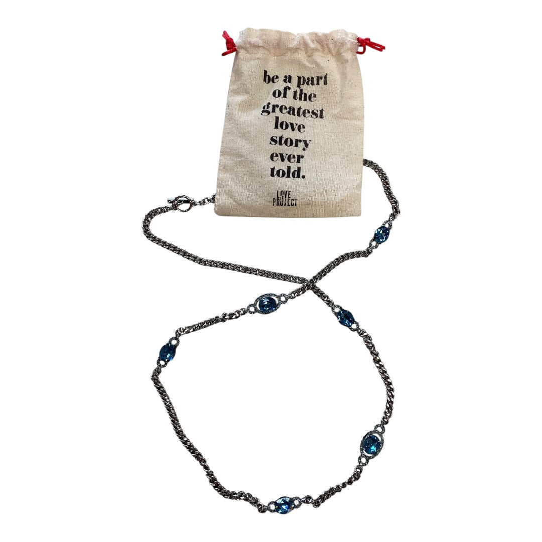 NECKLACE LUXURY DESIGNER by GIVENCHY In BLUE