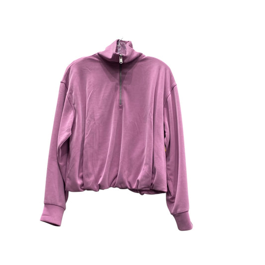 Athletic Top Ls Collar By Athleta In Purple, Size:S