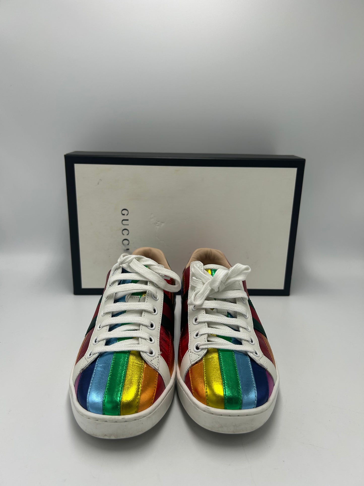 Gucci Designer Luxury Trainers Size: 7 (37)