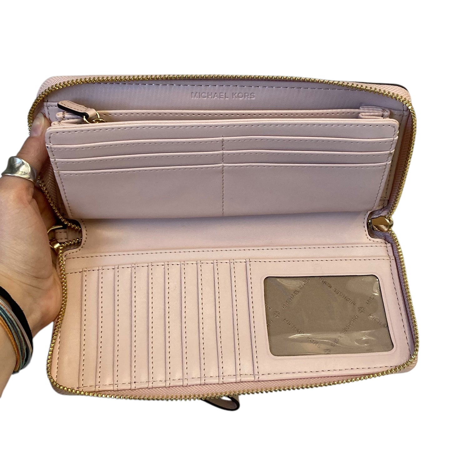 Wallet Designer By Michael Kors In Brown, Size:Medium