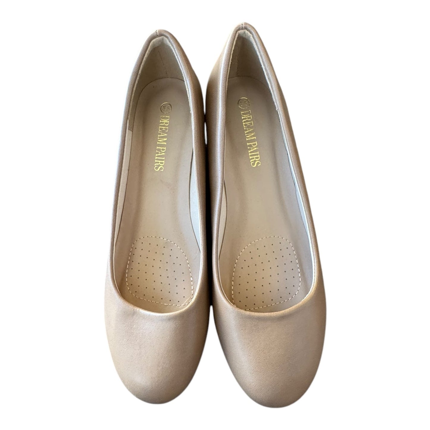 Shoes Heels Wedge By DREAM PAIRS In Tan, Size:8.5