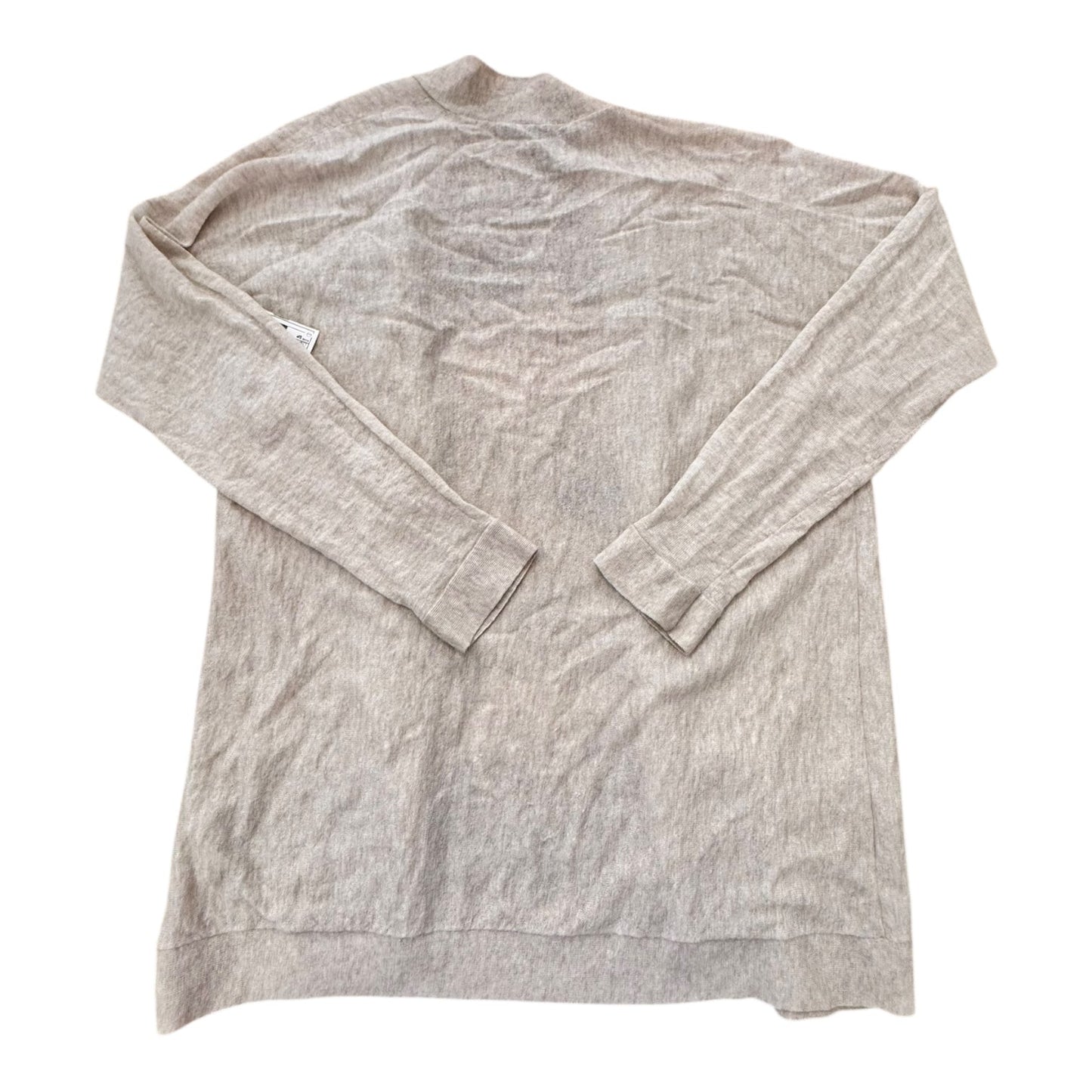 Sweater Cardigan Designer By Eileen Fisher In Tan, Size:Sp