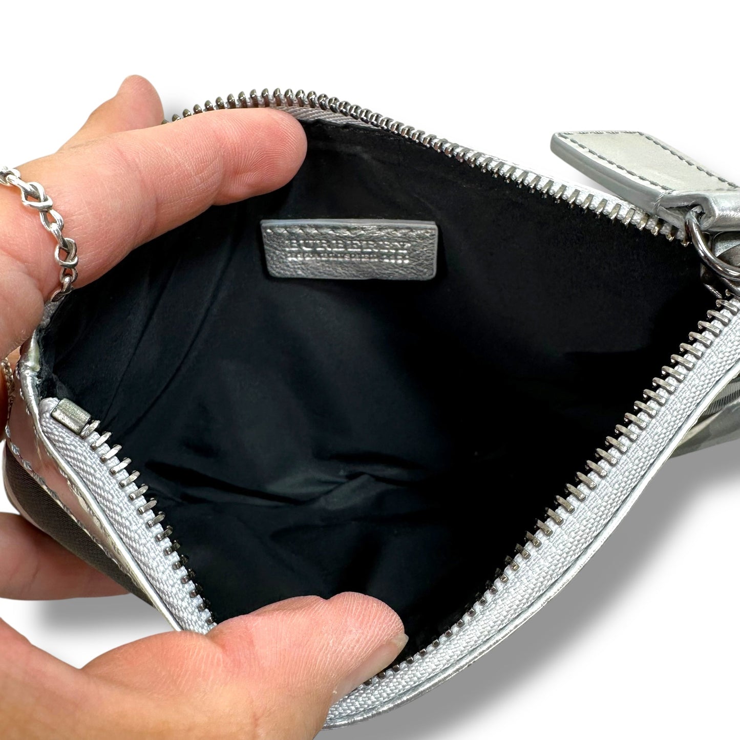 Wristlet Luxury Designer By Burberry, Size: Small