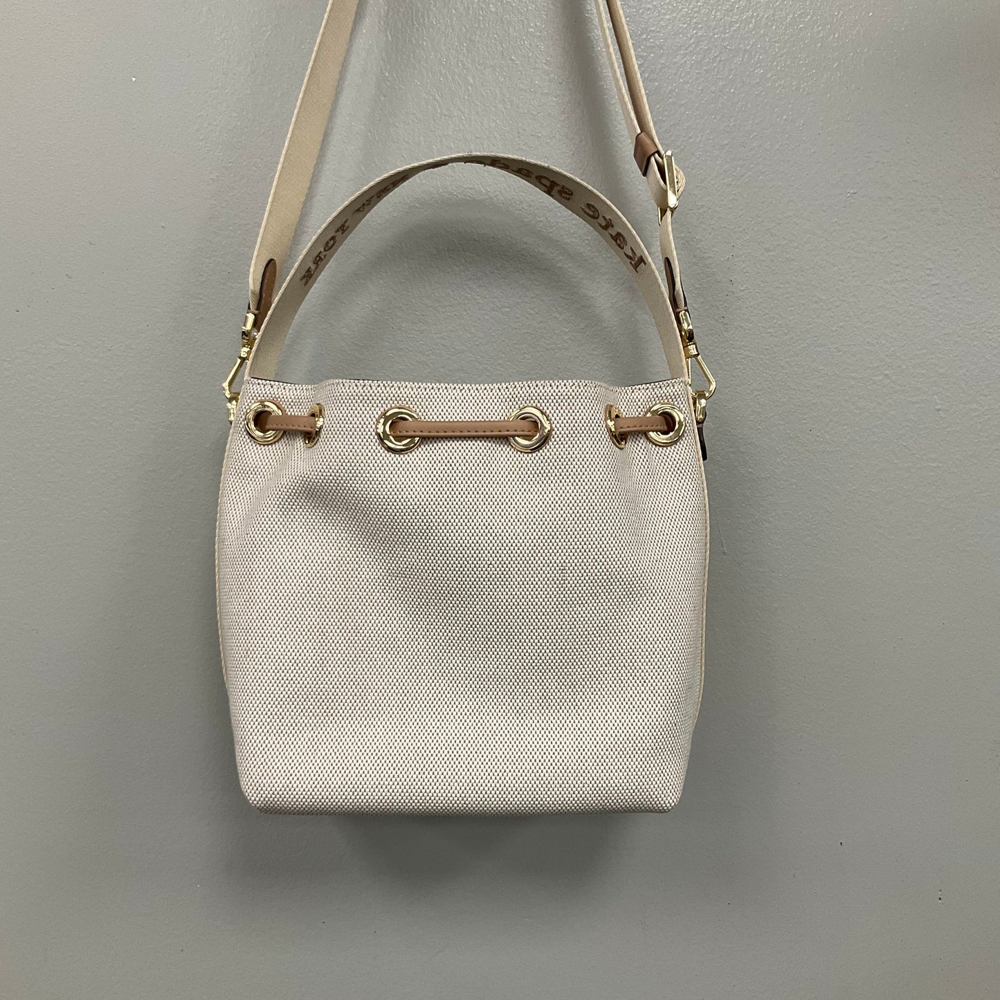 Handbag Designer By Kate Spade In Cream, Size:Small