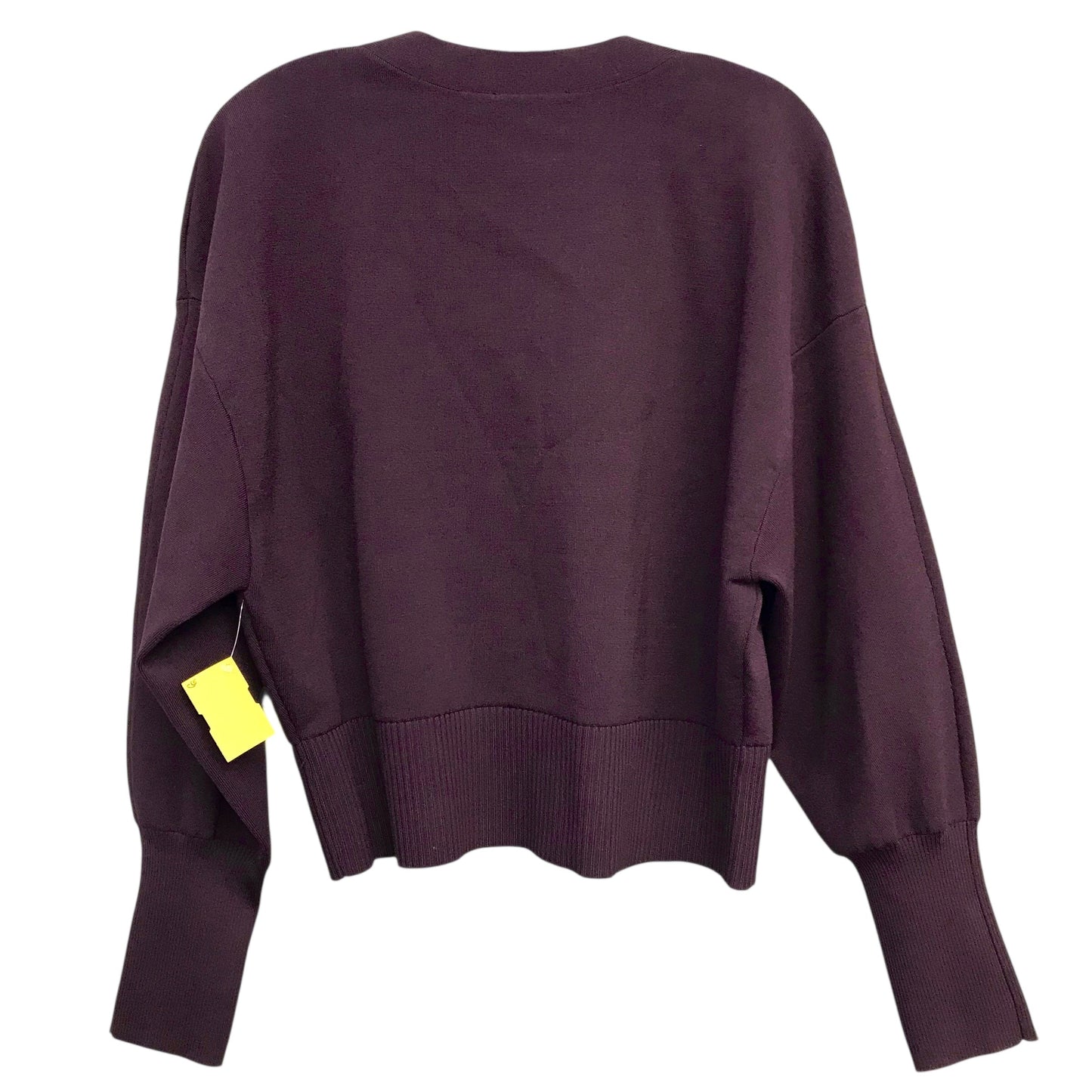 Cardigan By Express In Purple, Size:L