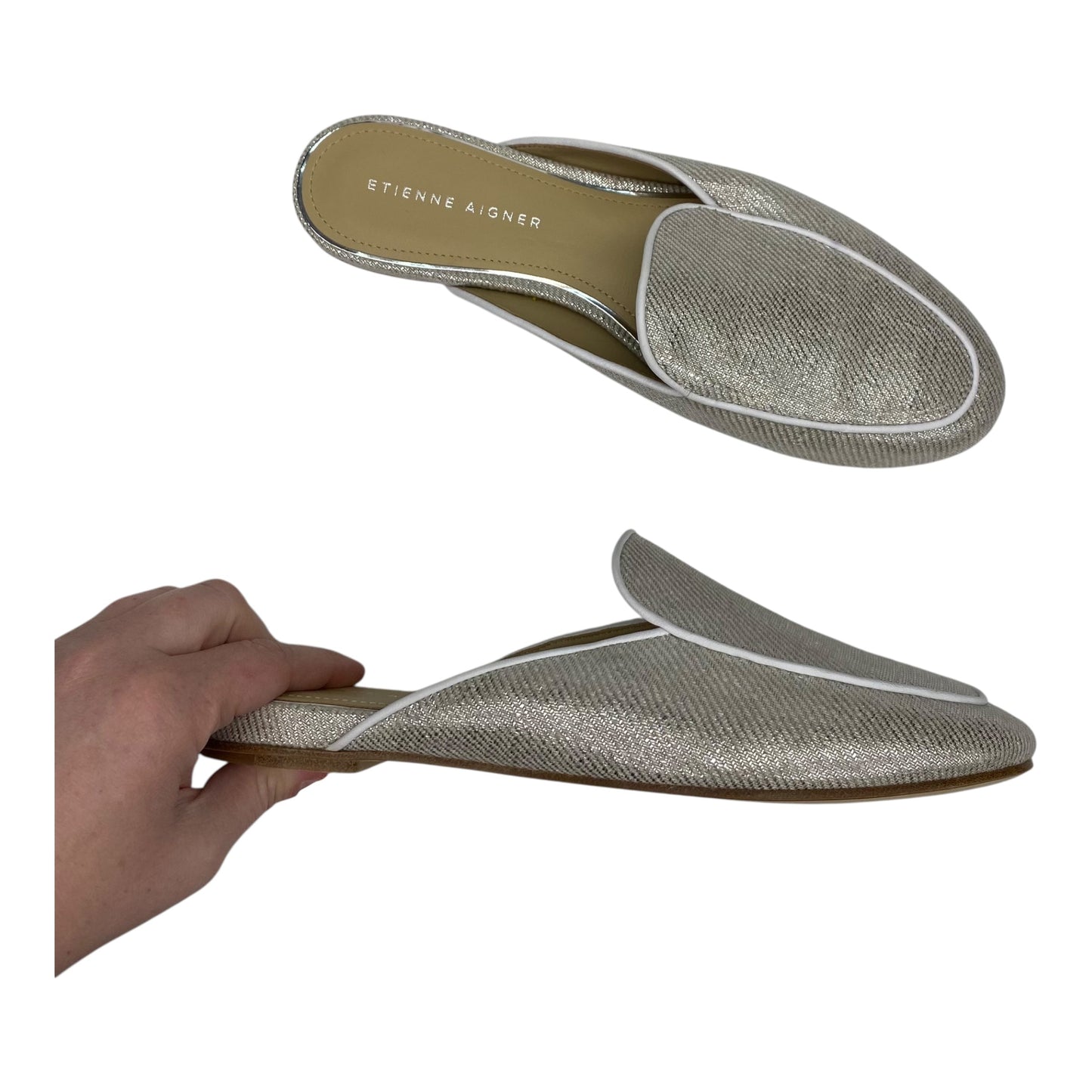 Shoes Flats By Etienne Aigner In Tan, Size:8.5