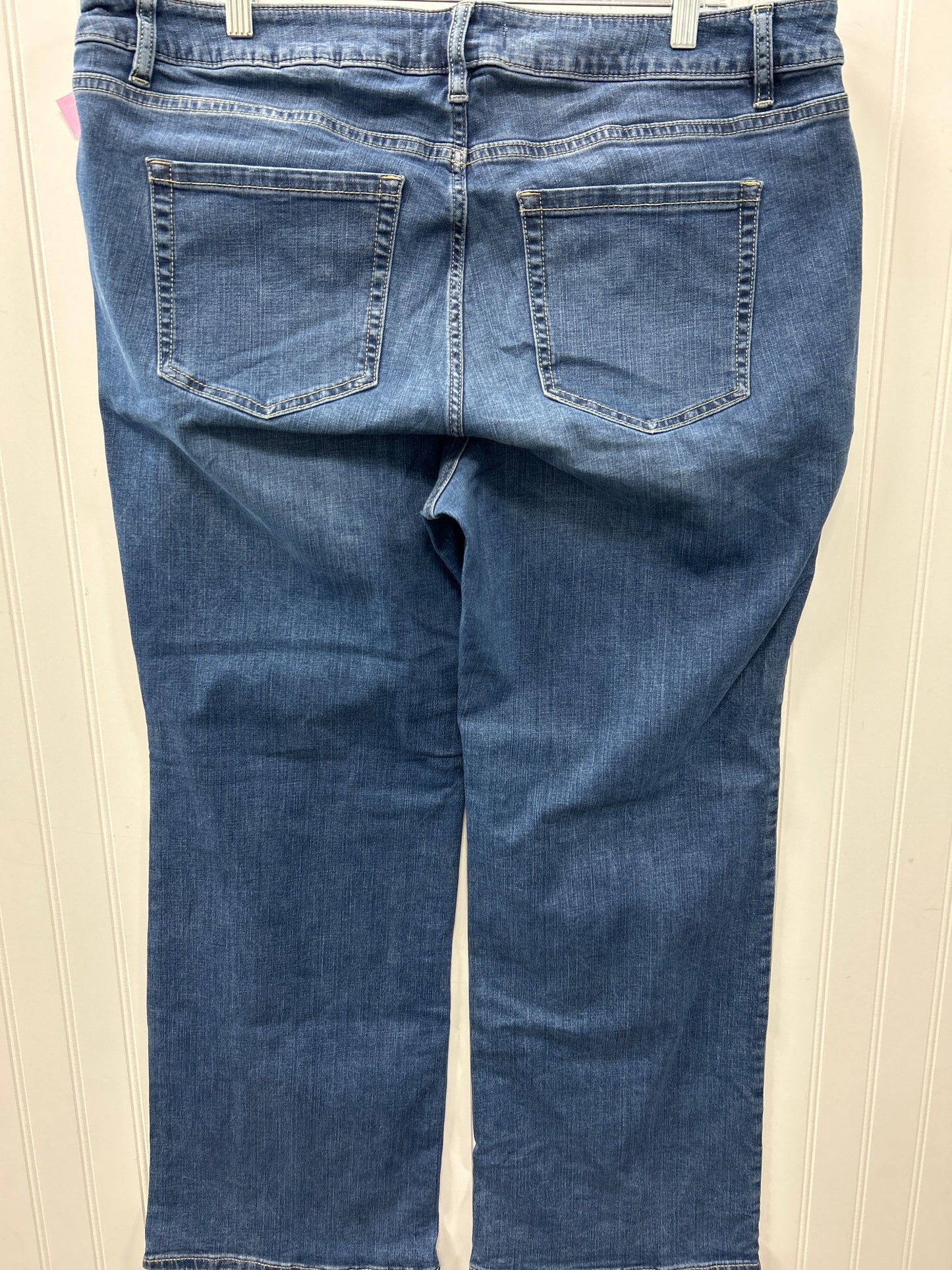 Jeans Boot Cut By Lane Bryant In Blue Denim, Size:20