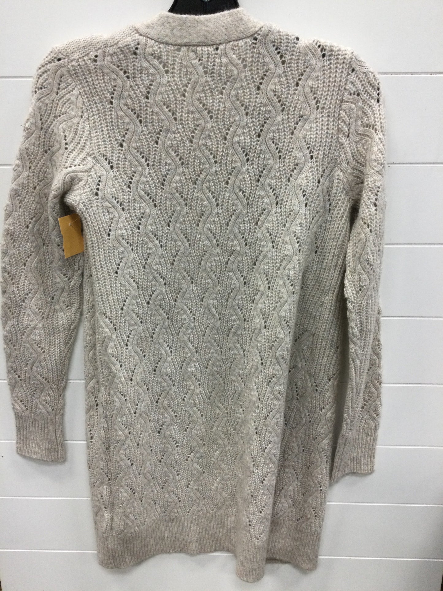 Sweater Cardigan By Sincerely Jules In Cream, Size:Xs