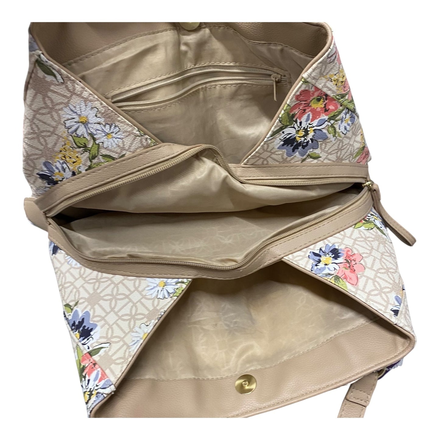 Handbag In Tan, Size:Medium as is