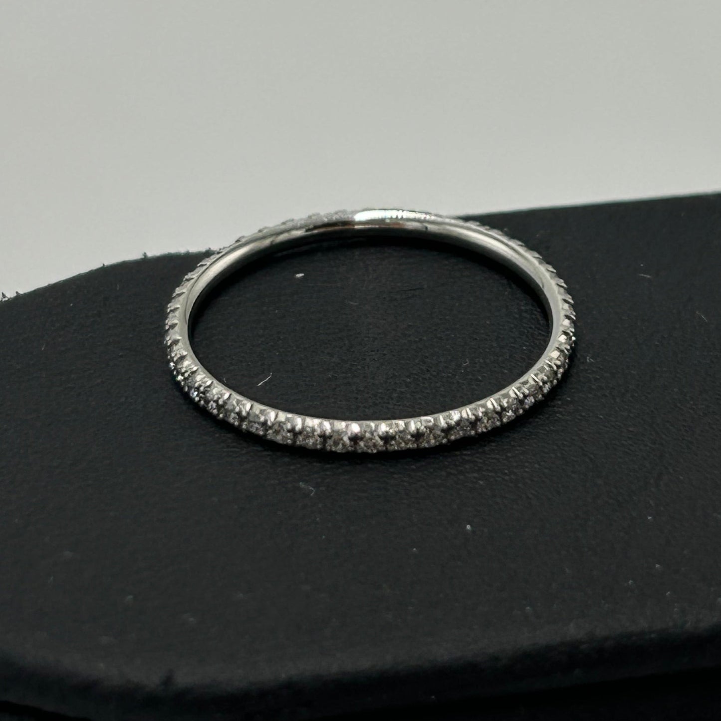 Tiffany & Company Metro Eternity Luxury Ring in Platinum, Size: 6.5