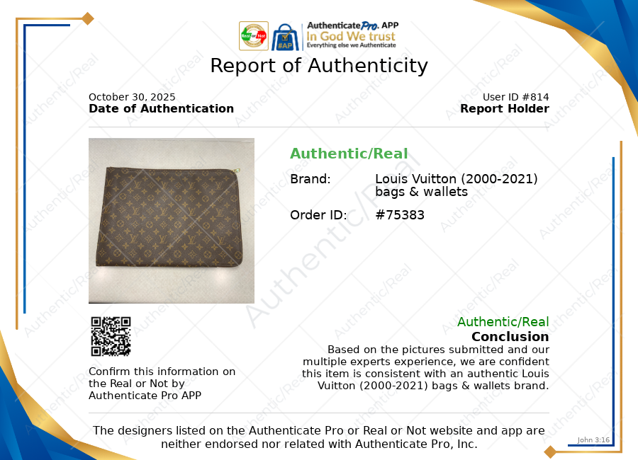 Laptop Sleeve Luxury Designer By Louis Vuitton, Size: Large