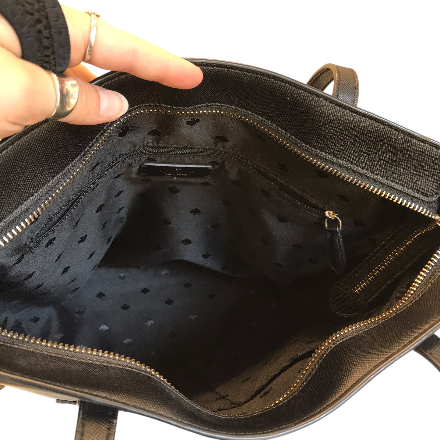 Handbag Designer By Kate Spade In Black, Size:Medium