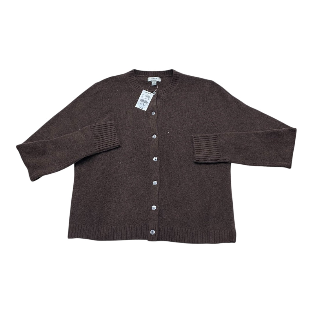 Sweater Cardigan By J. Crew In Brown, Size:S
