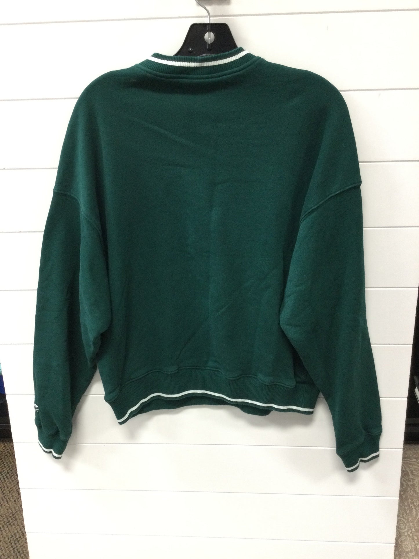 Sweatshirt Crewneck By Reebok In Green, Size:Xl