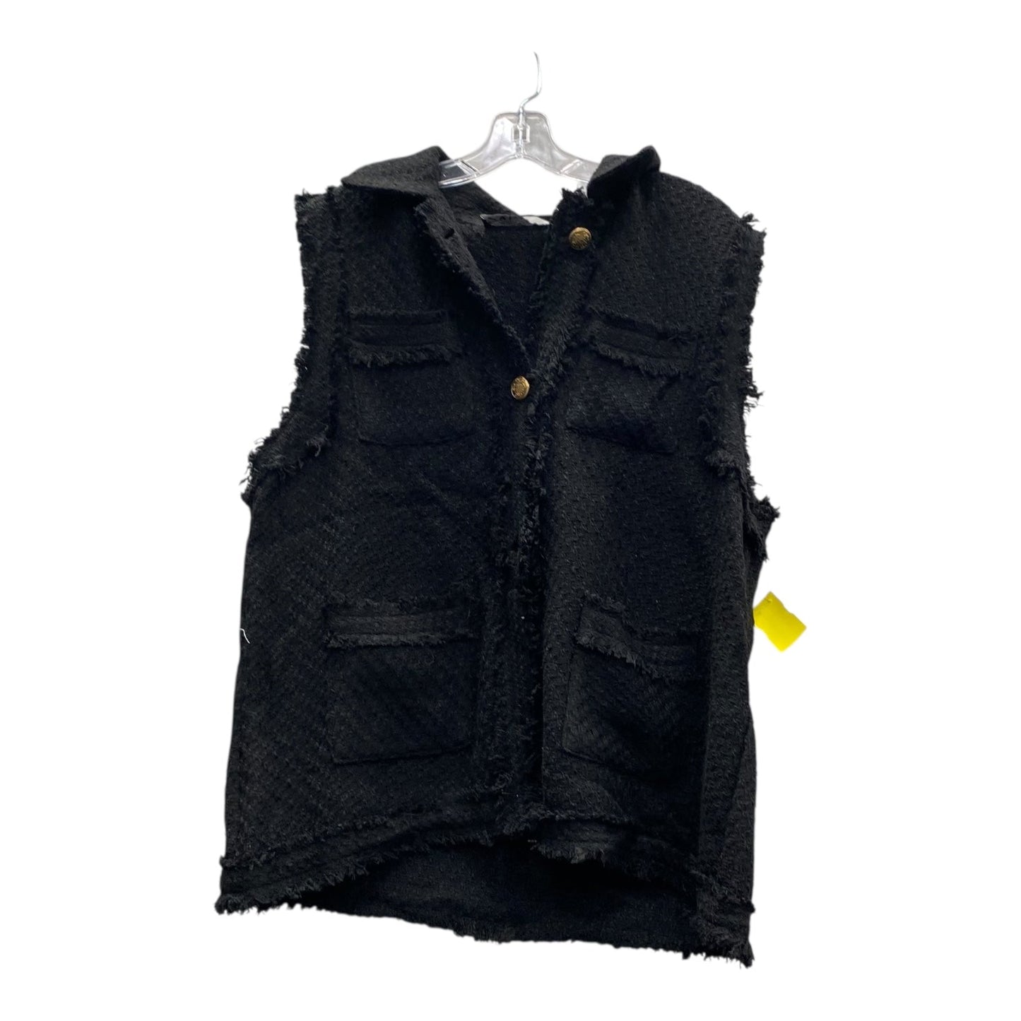 Vest Other By Zara In Black, Size:Xl