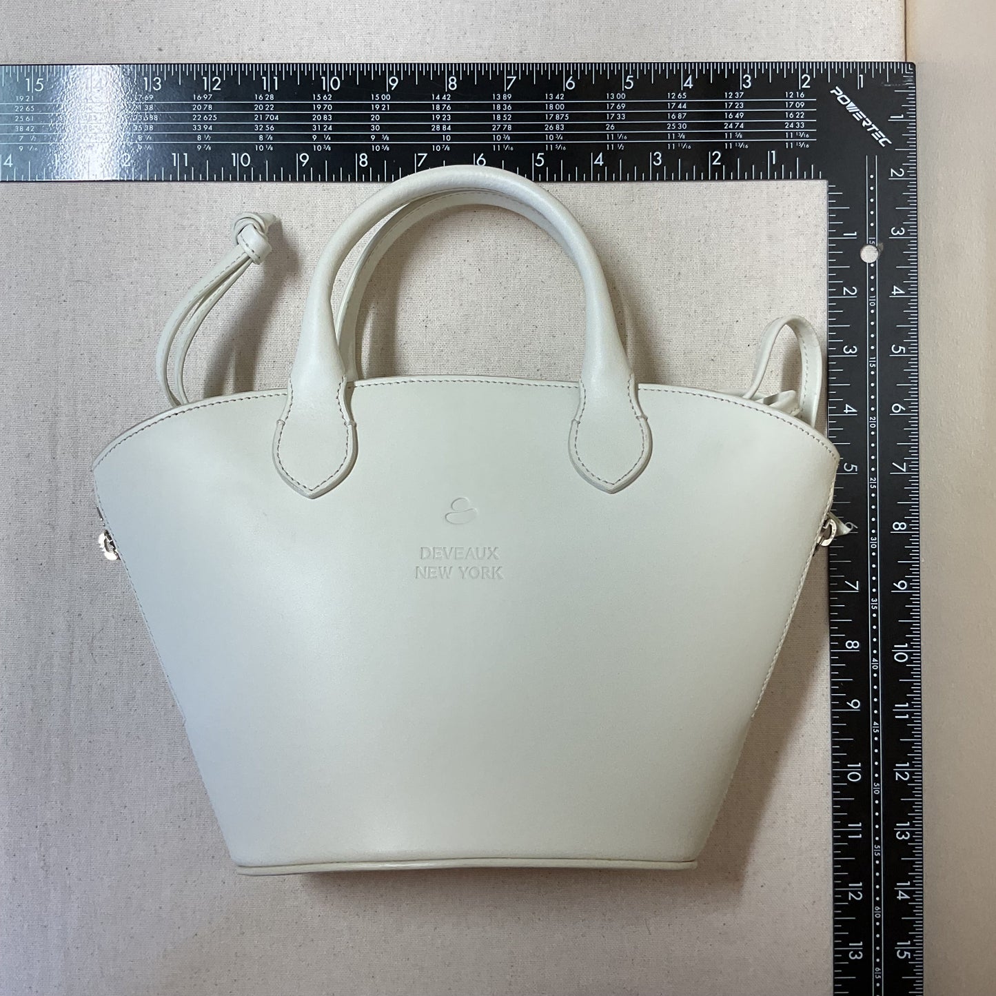 Handbag By Cma In White, Size:Medium