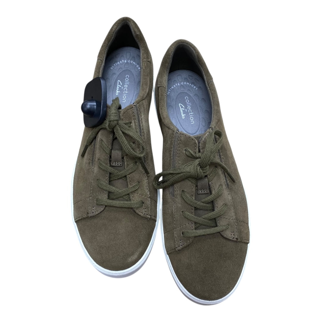 Shoes Sneakers By Clarks In Green, Size:8