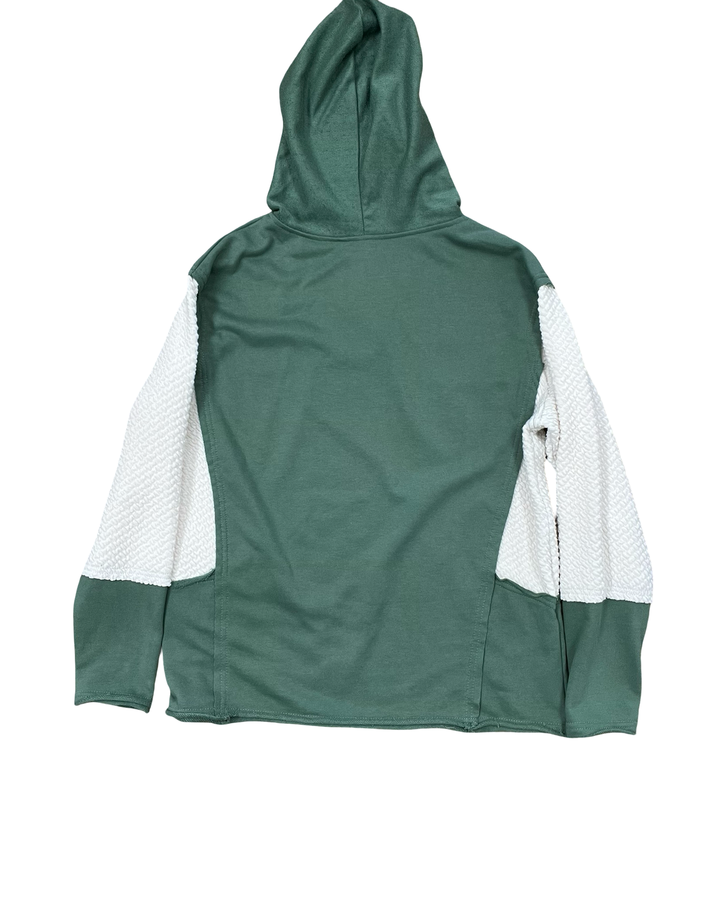 Sweatshirt Hoodie By Clothes Mentor In Green, Size:M