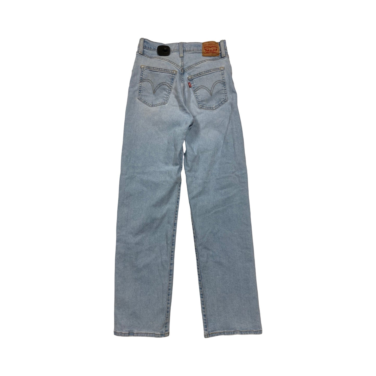 Jeans Straight By Levis In Blue Denim, Size:6
