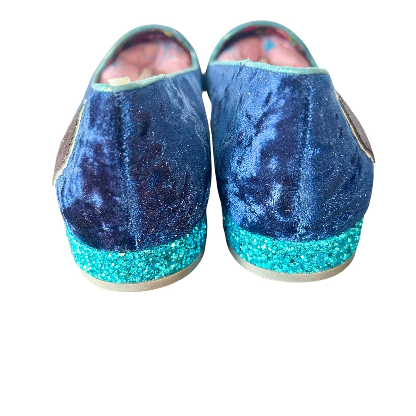 Shoes Flats By Irregular Choice In Blue, Size: 10