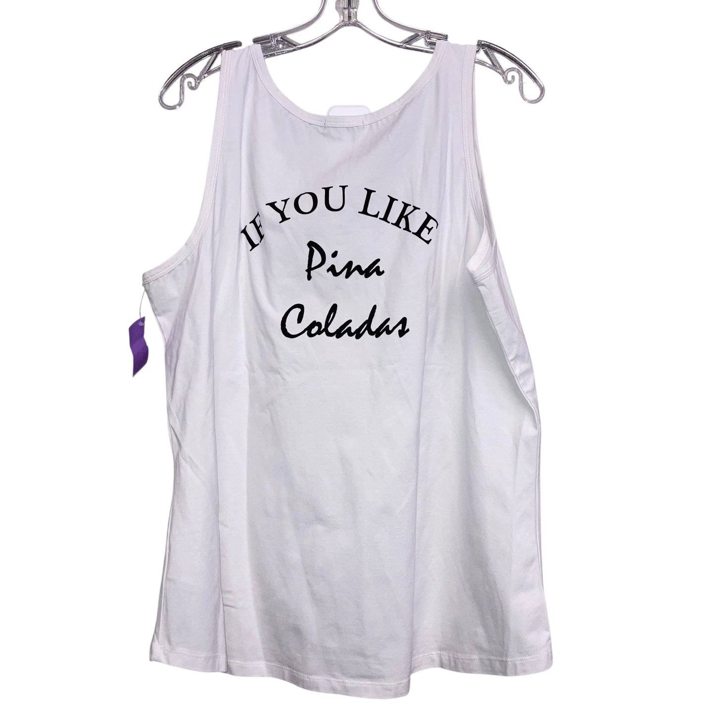 Top Sleeveless By Mark In White, Size:Xl