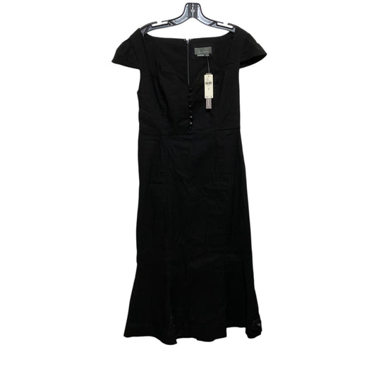 Dress Casual Midi By Anthropologie In Black, Size:M