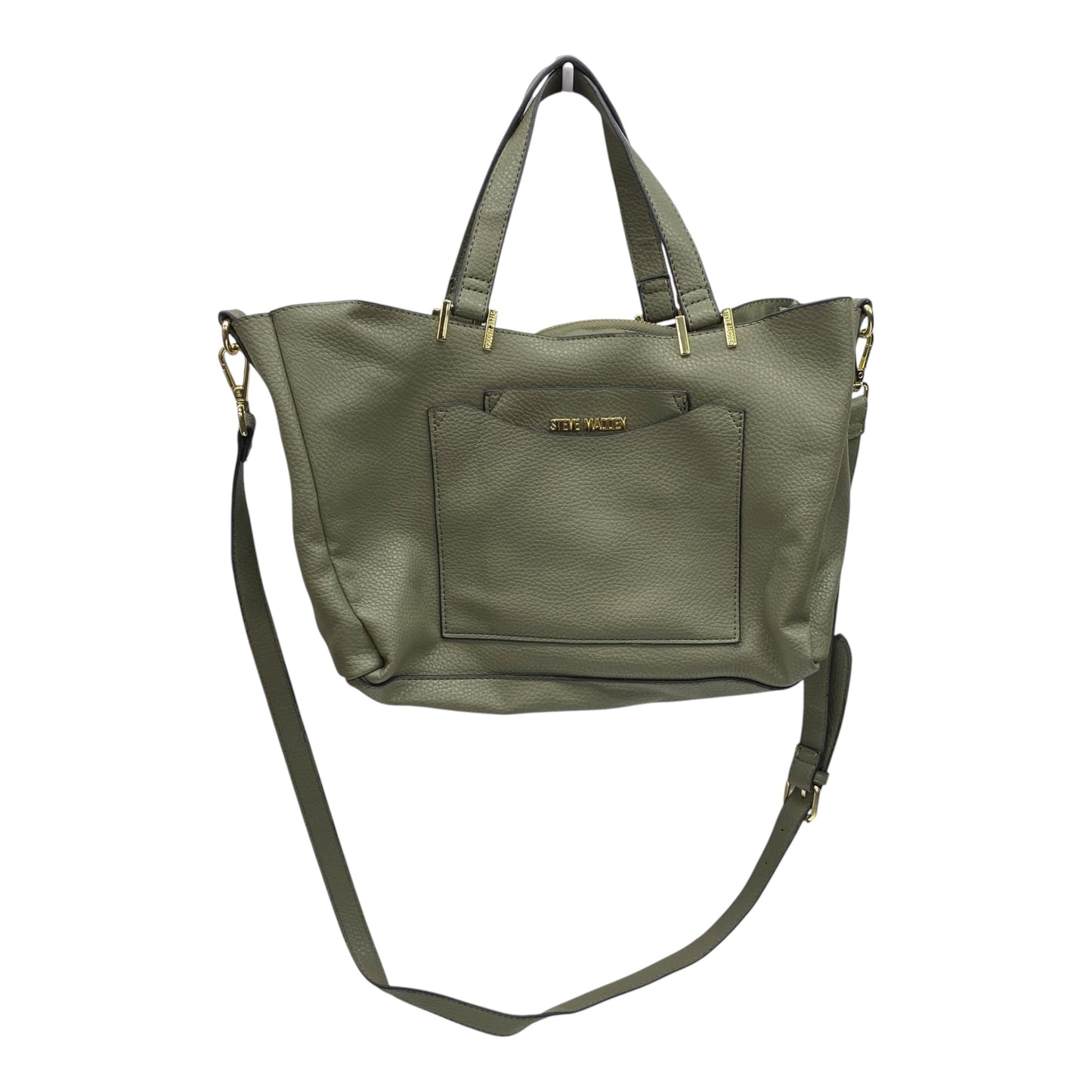 Handbag By Steve Madden In Green, Size:Medium