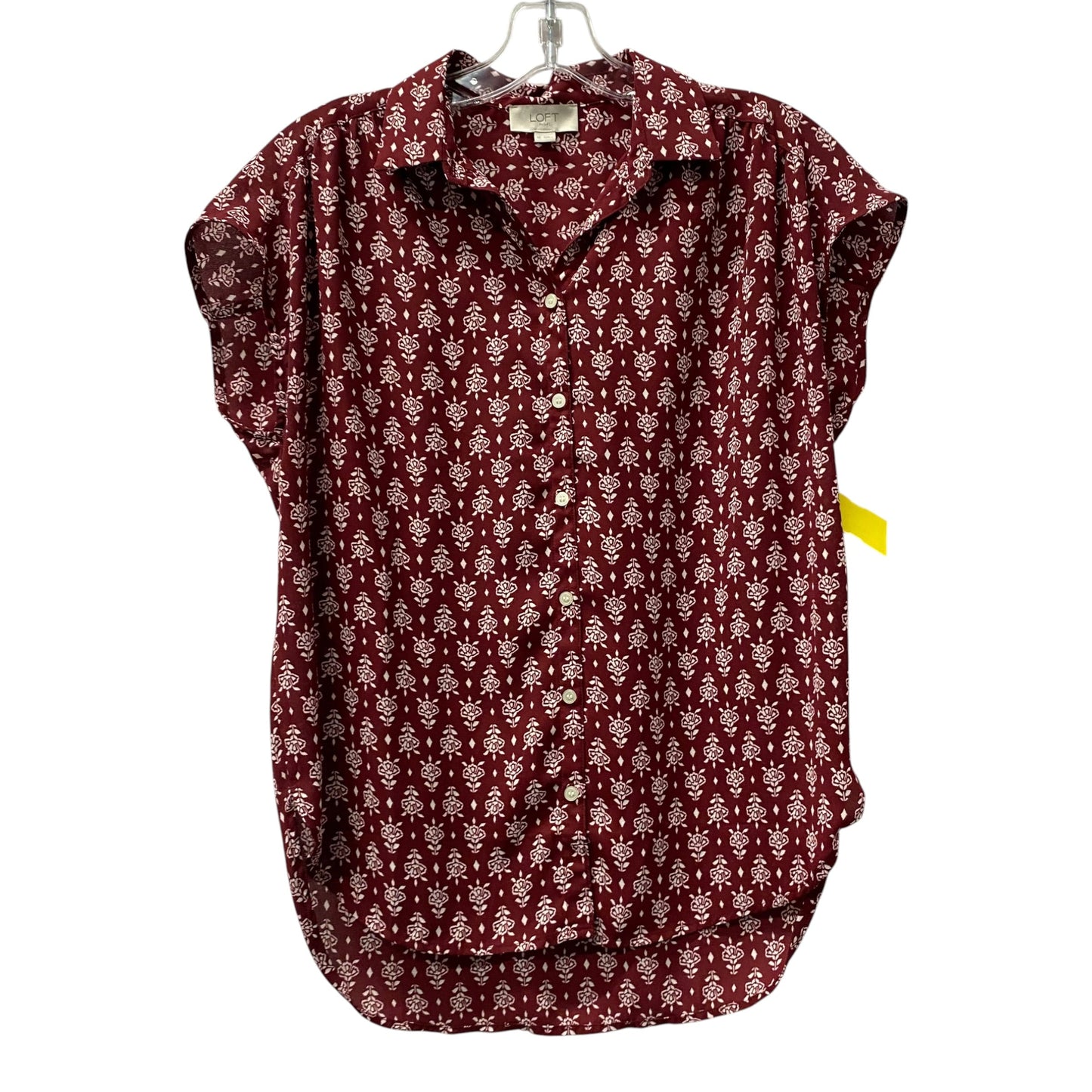 Top Ss By Loft In Red, Size:Xs