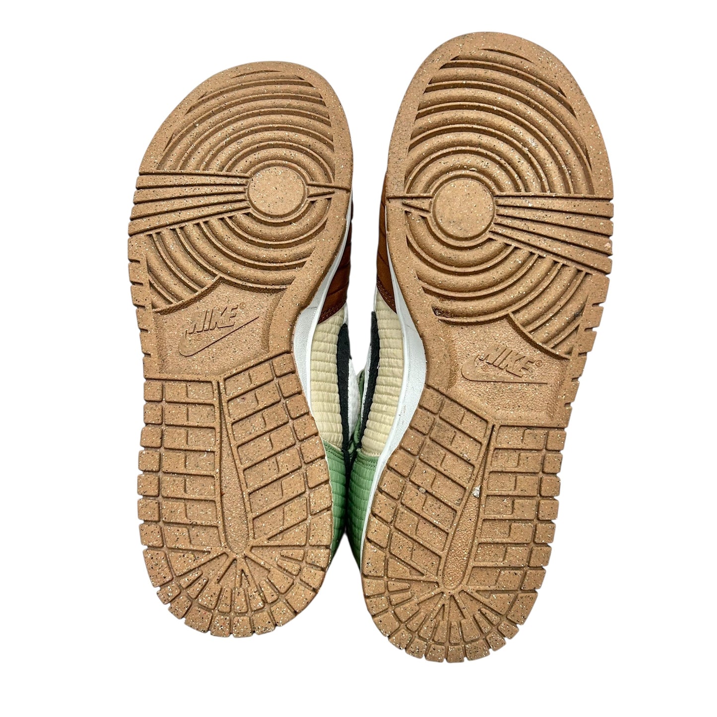 Shoes Sneakers By Nike In Brown & Green, Size: 10