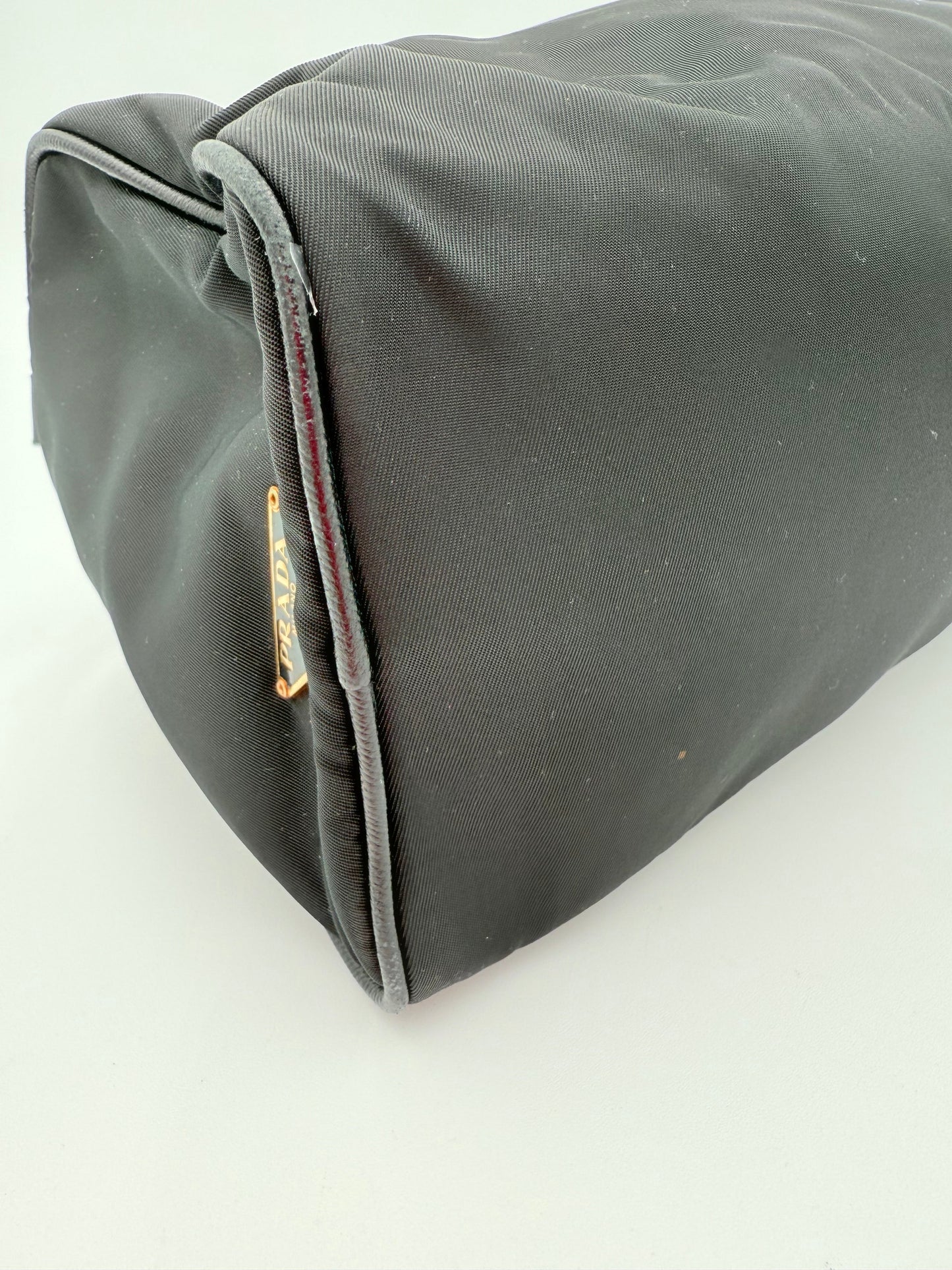 Handbag Luxury Designer By Prada In Black, Size:Small