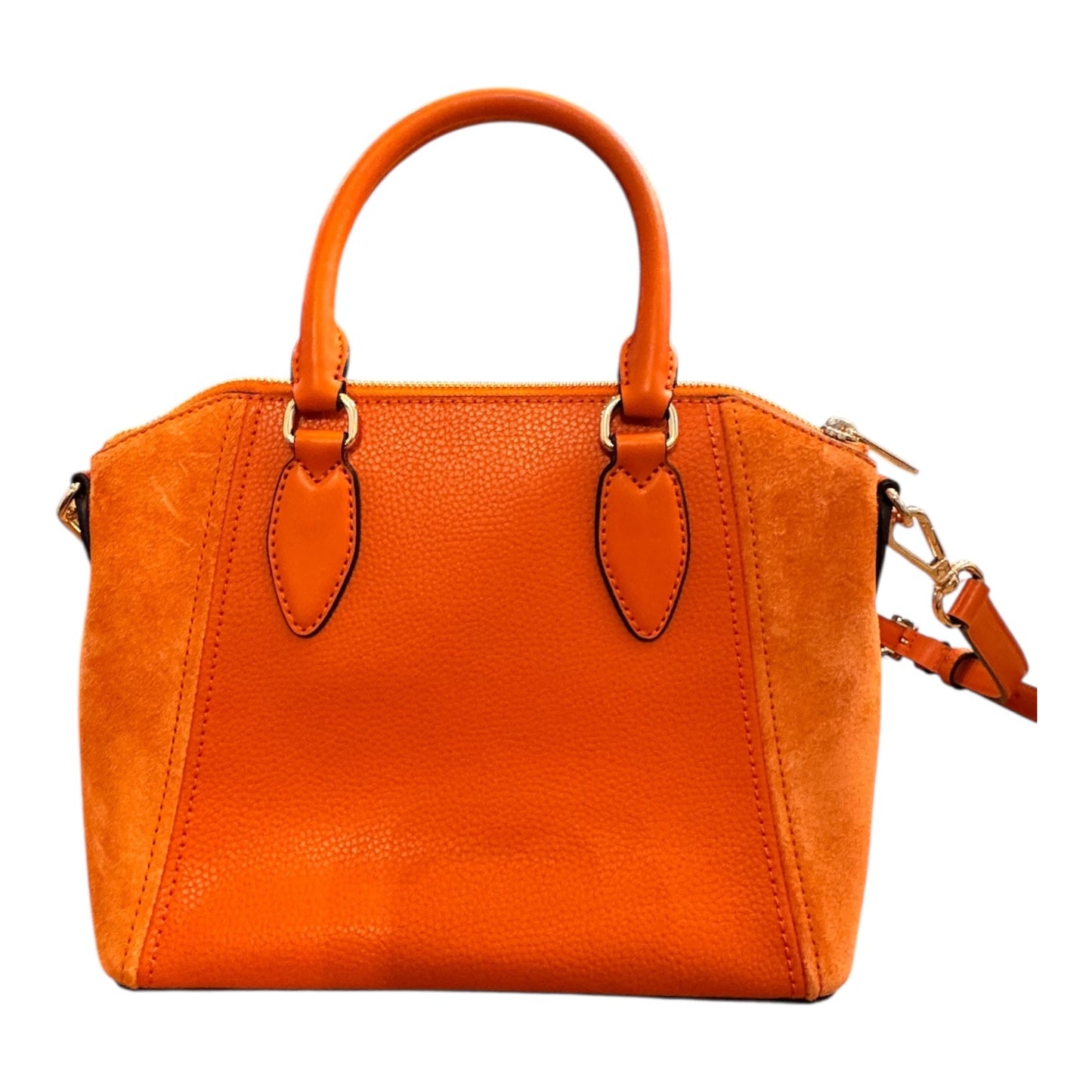 Handbag Designer By Michael Kors In Orange, Size:Medium