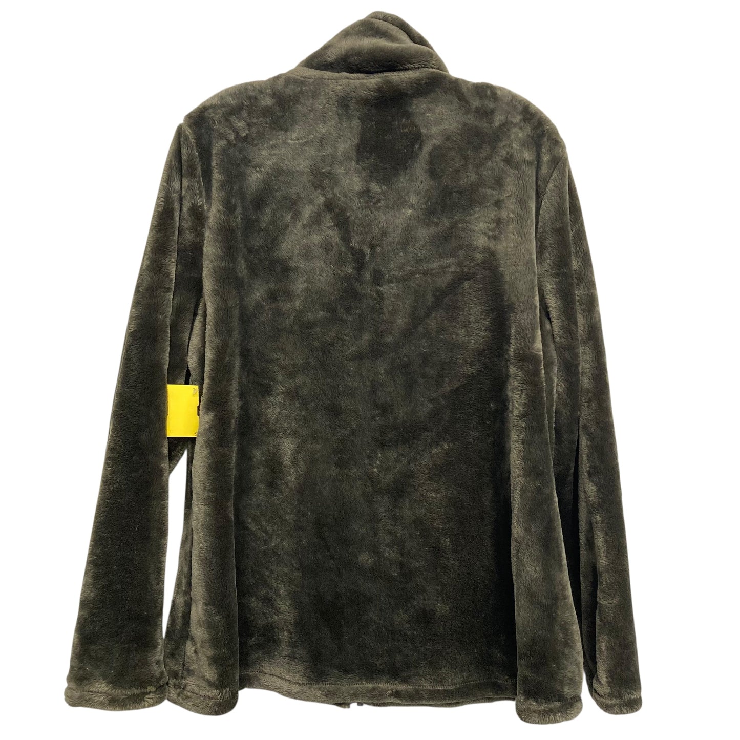 Jacket Faux Fur & Sherpa By 32 Degrees In Green, Size:1X