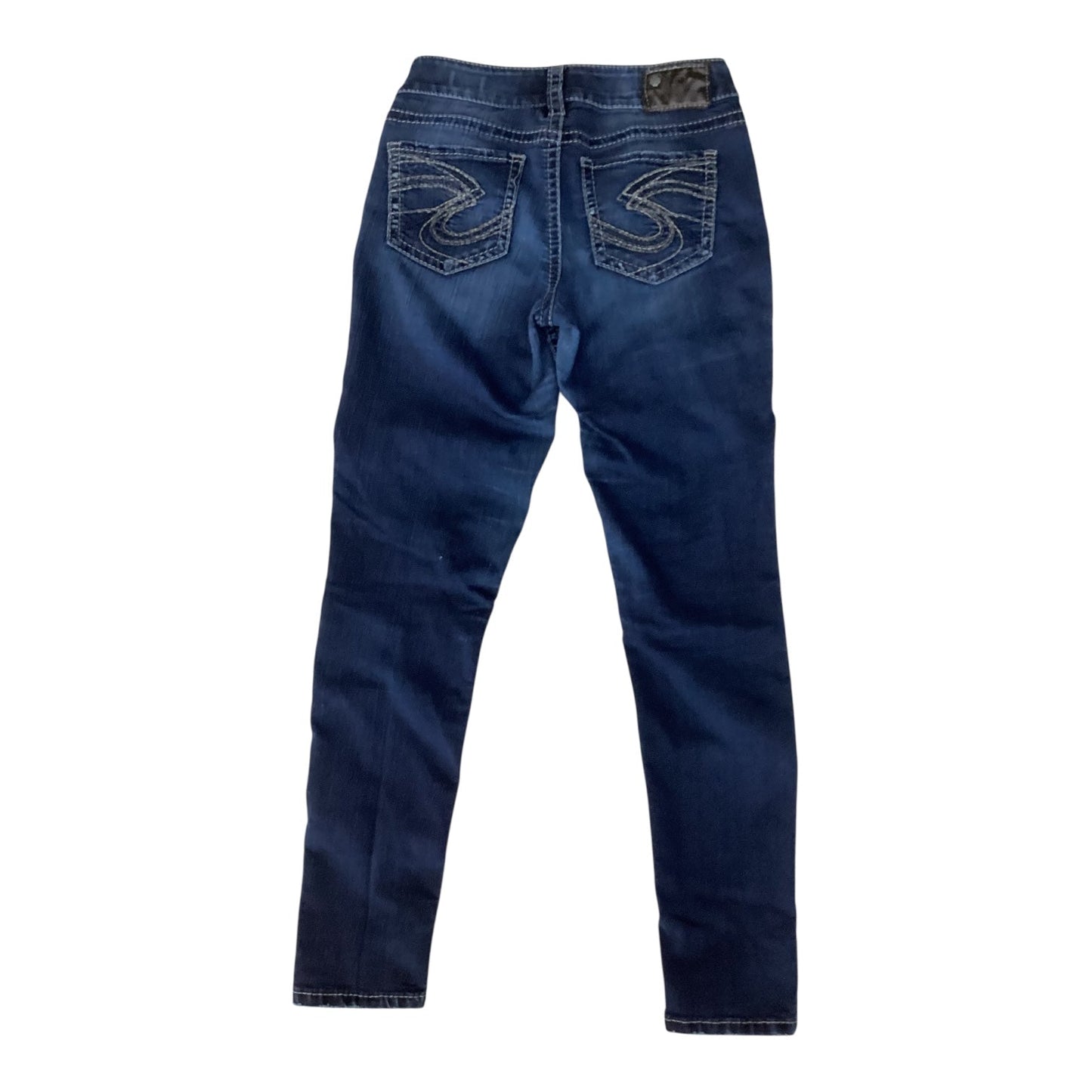 Jeans Skinny By Silver In Blue, Size:4
