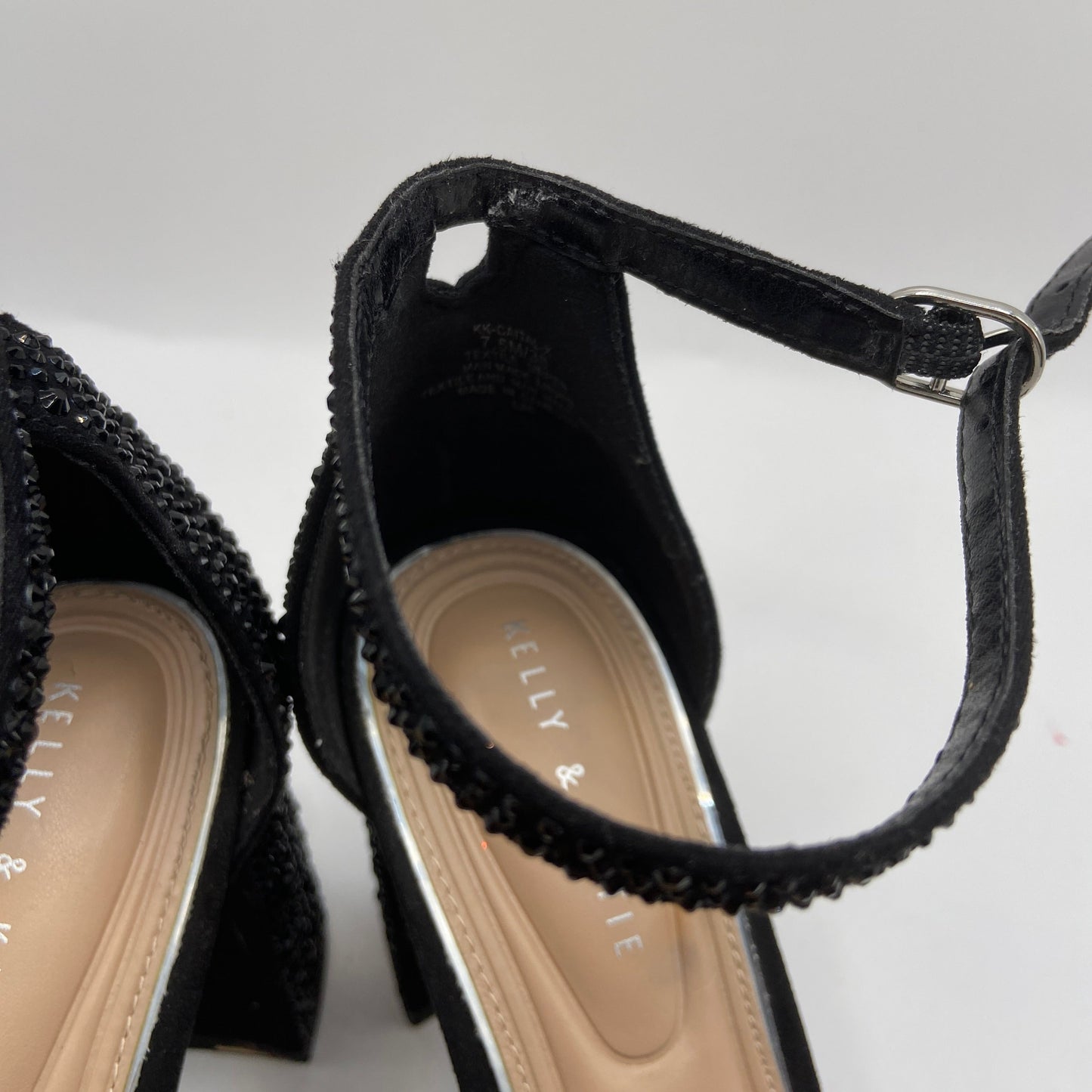 Shoes Heels Block By Kelly And Katie In Black, Size: 7.5