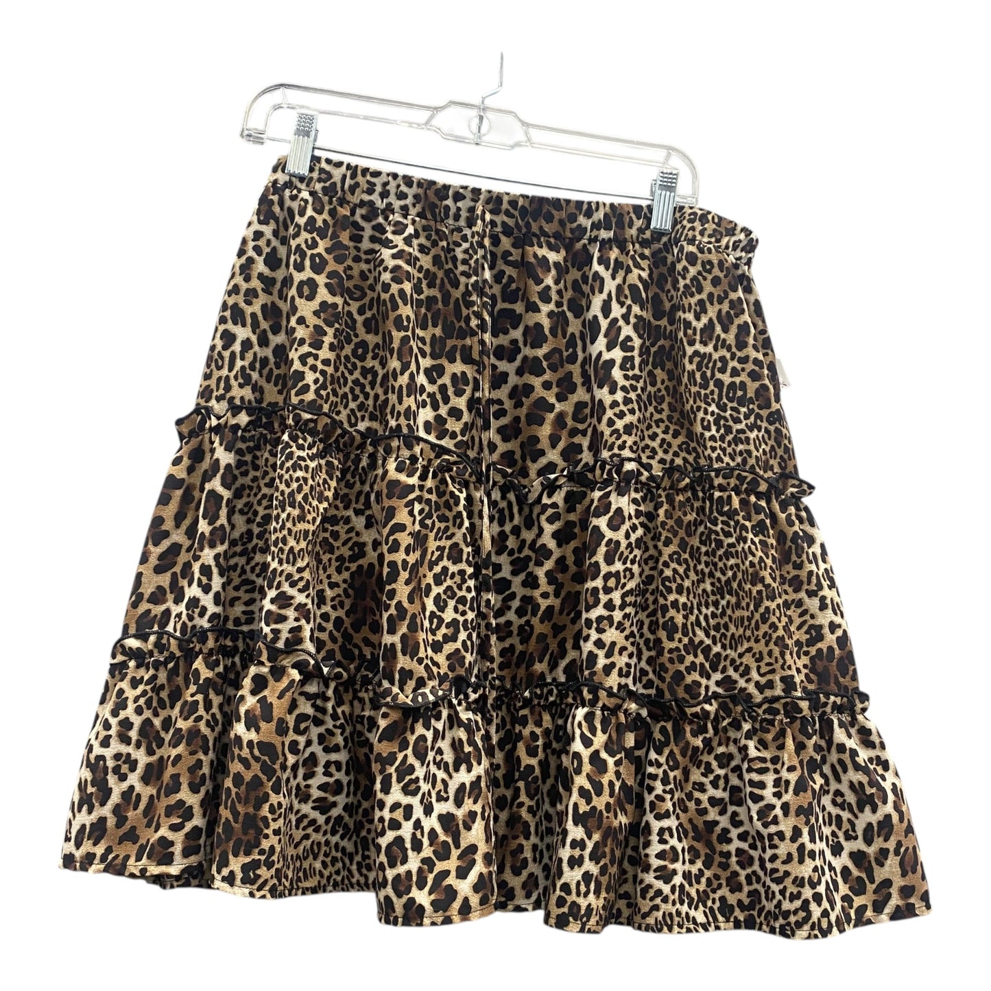 Skirt Mini & Short By Shein In Animal Print, Size:3X