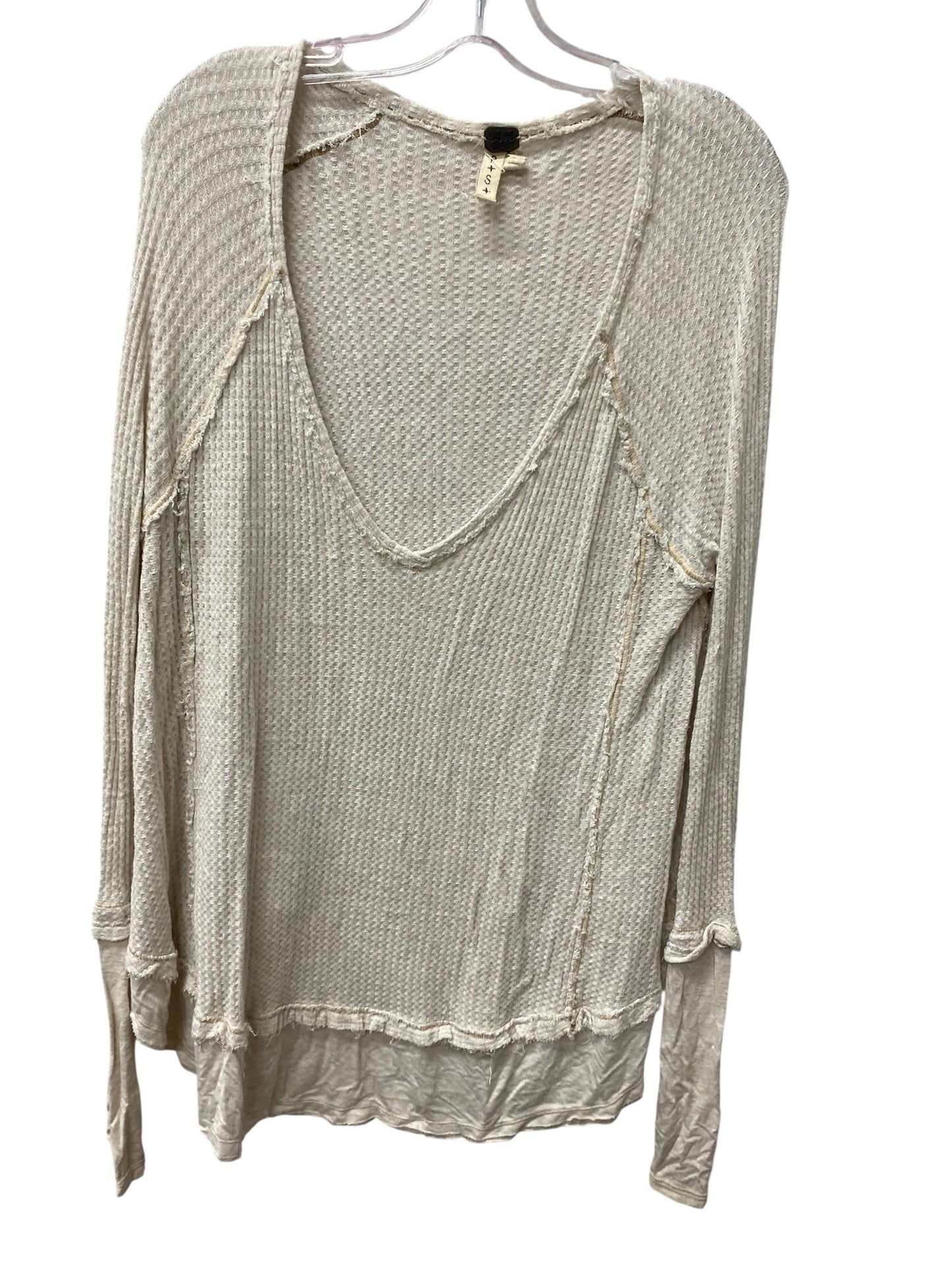 Top Ls By We The Free In Beige, Size:S