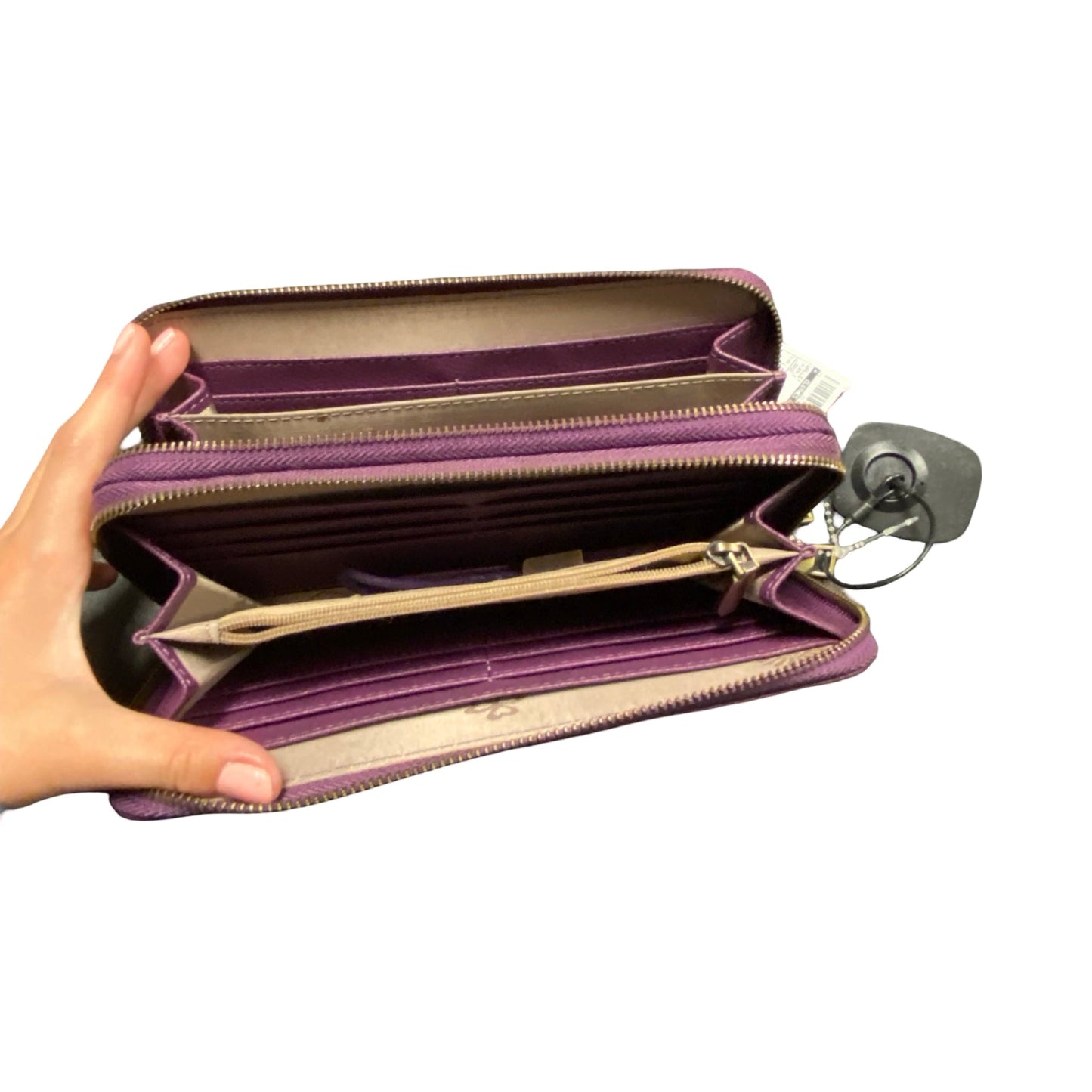Wallet By Clothes Mentor In Purple, Size:Large