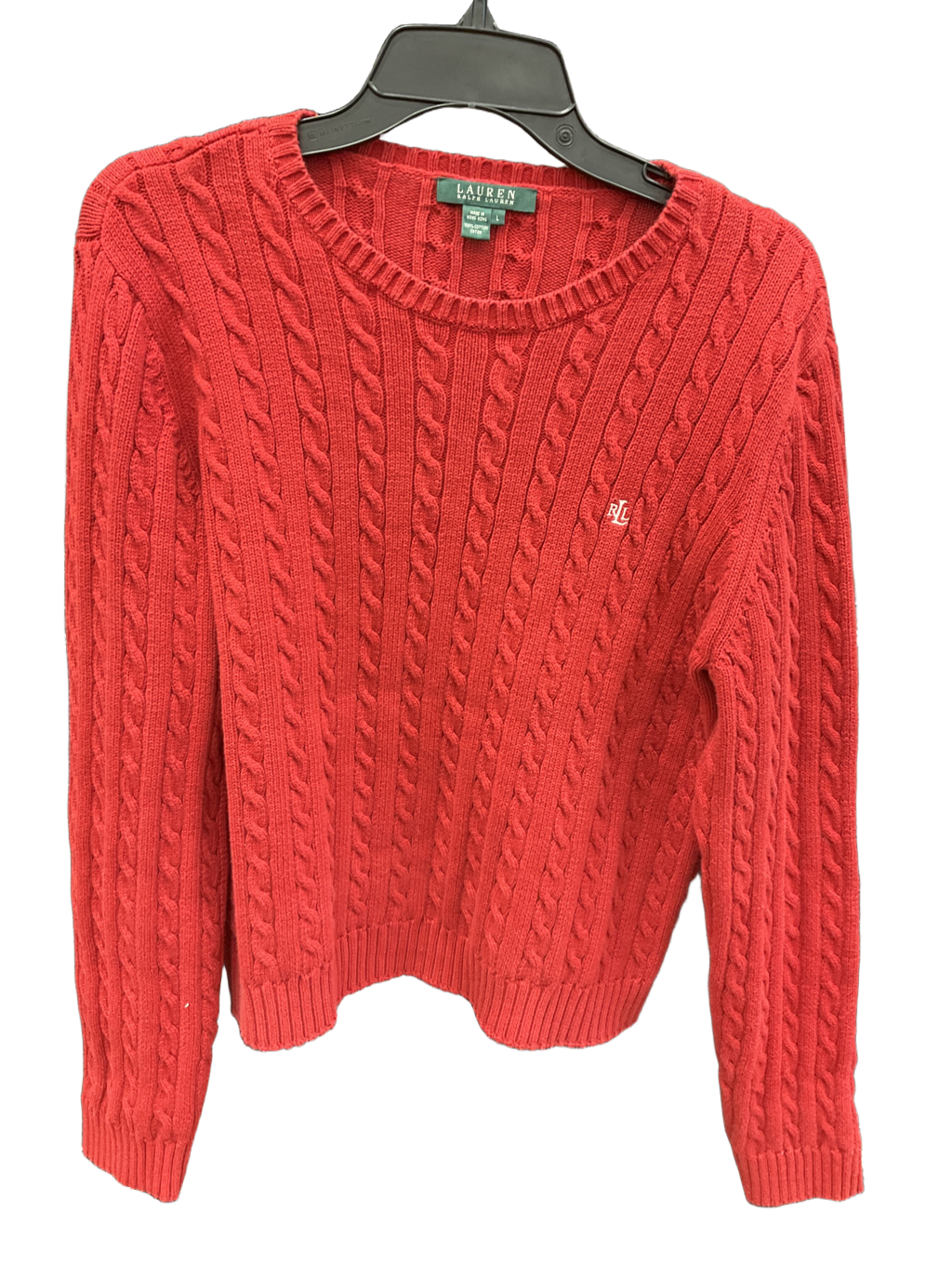 Sweater By Lauren By Ralph Lauren Size: L