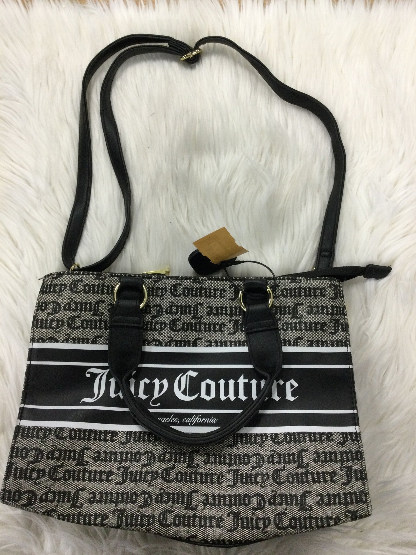 Handbag By Juicy Couture In Black, Size:Medium
