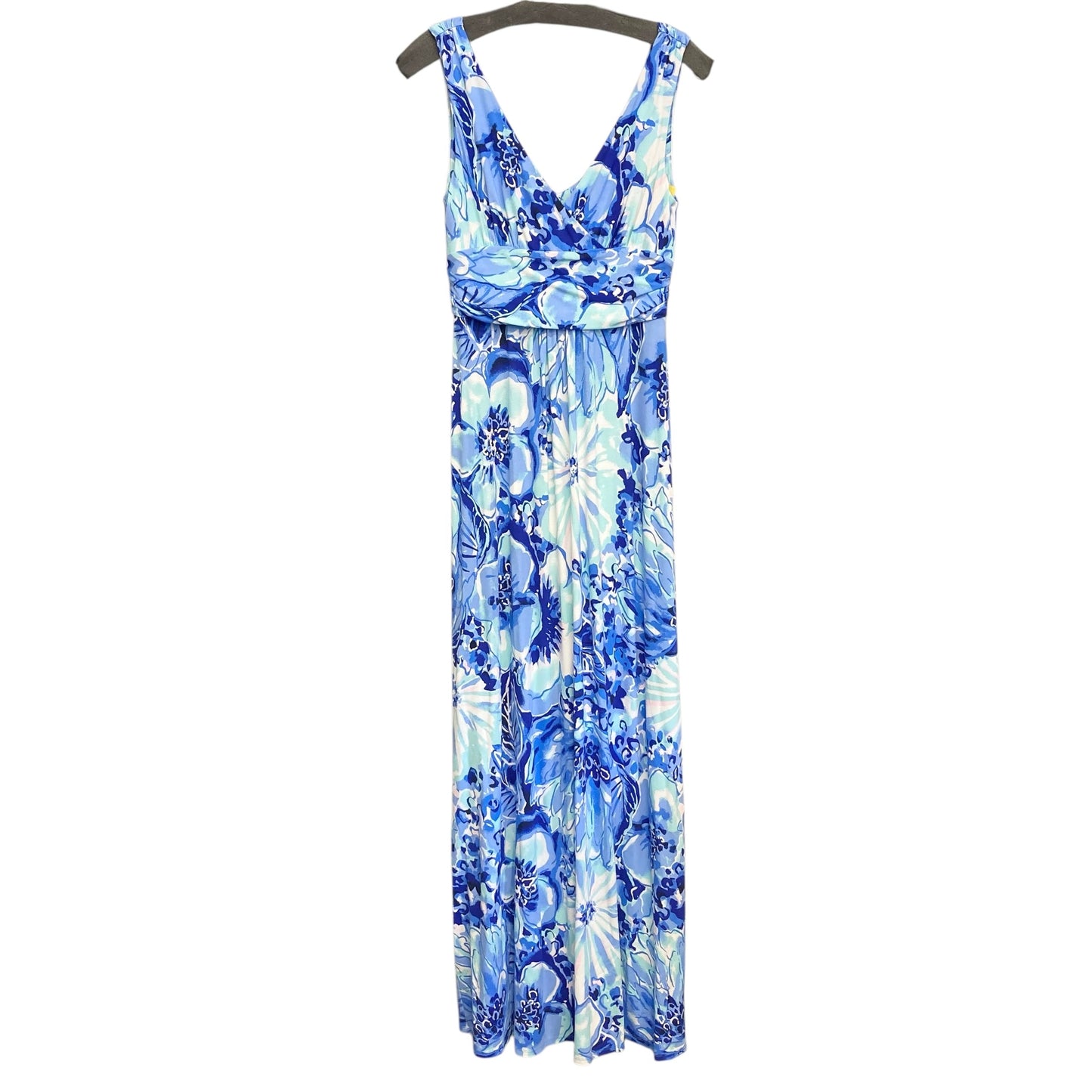 Dress Designer By Lilly Pulitzer In Blue & White, Size:M