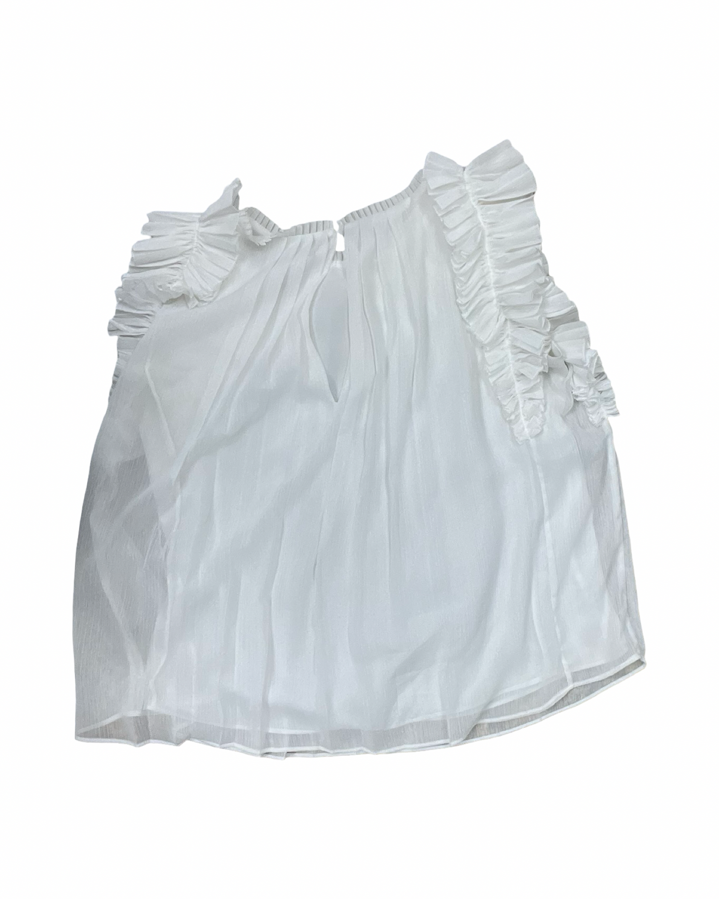 Top Sleeveless By White House Black Market In White, Size:Xs