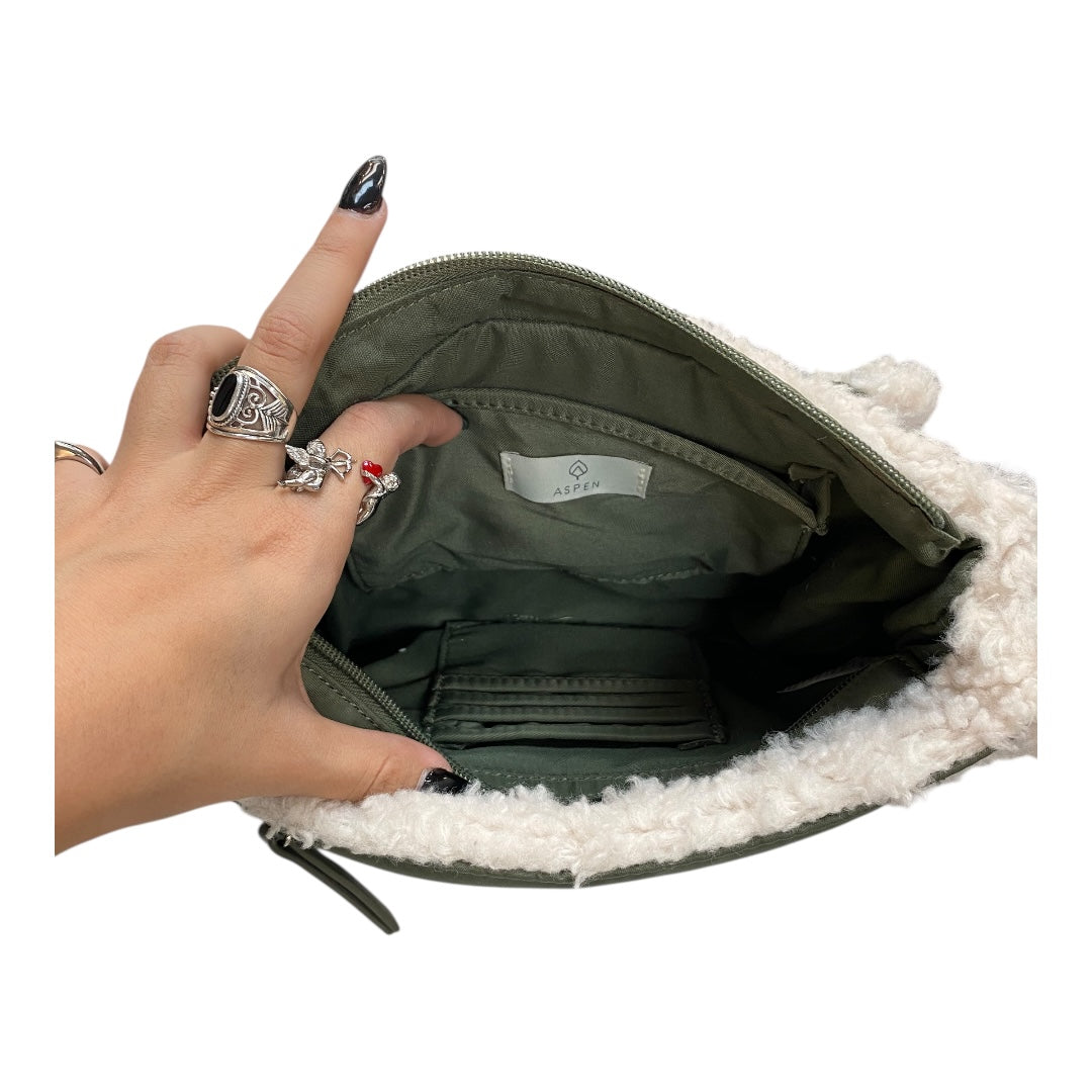 Handbag By Cmc In Green & White, Size:Small