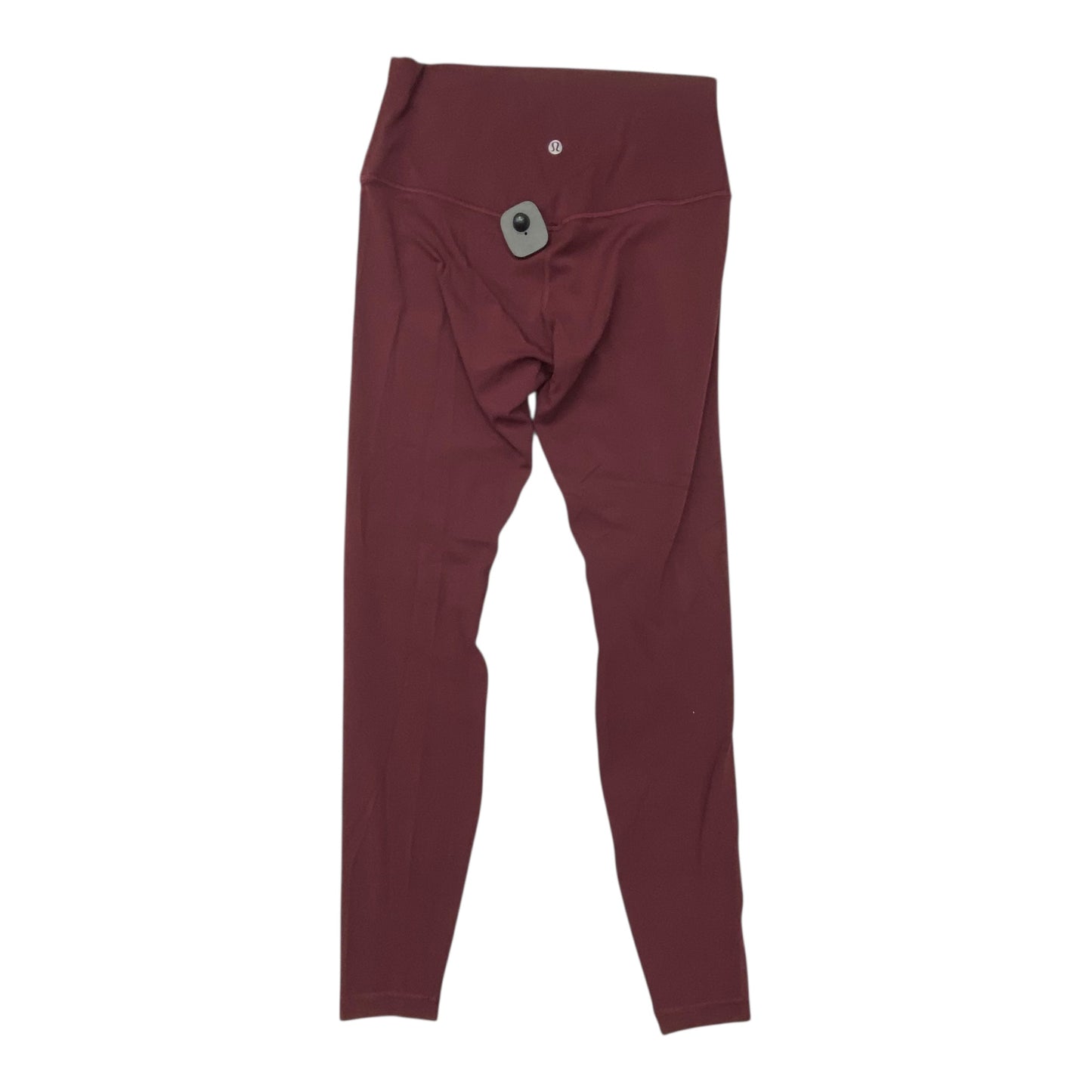 Athletic Leggings By Lululemon In Maroon, Size:8