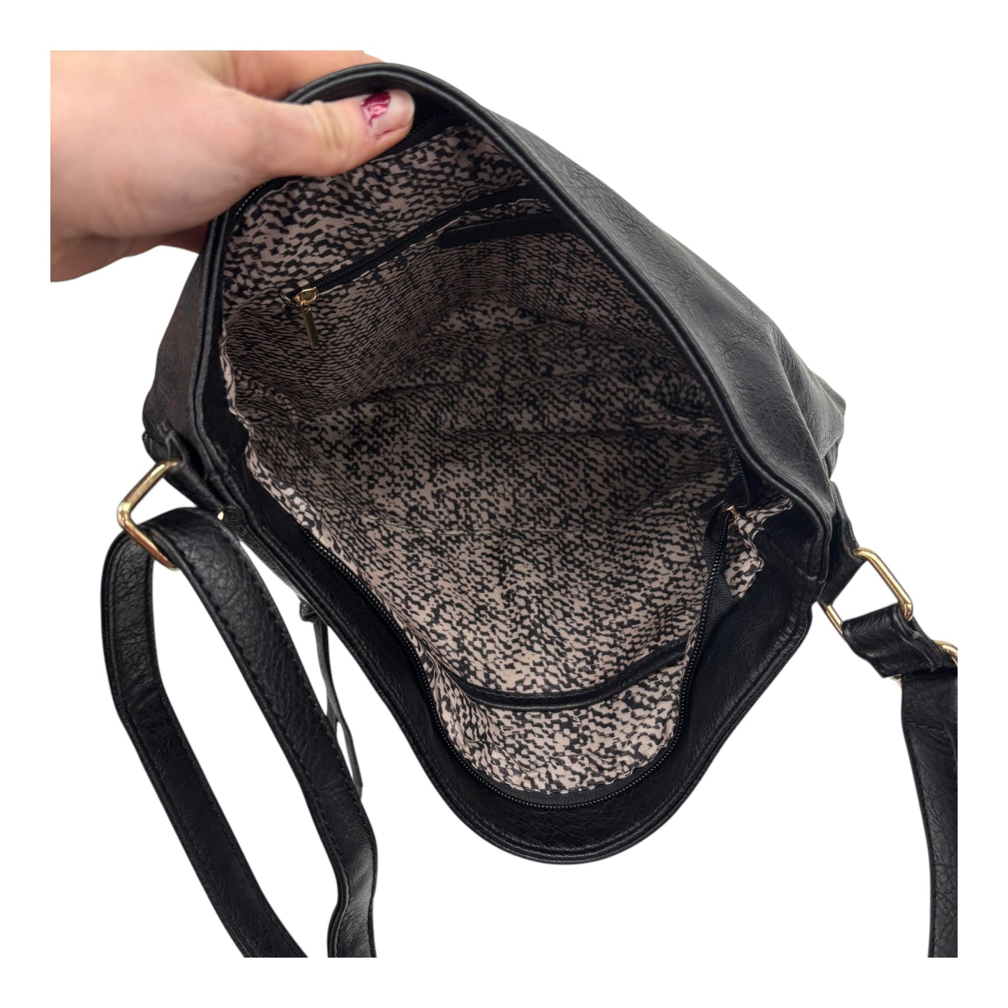 Crossbody By Clothes Mentor In Black, Size:Large