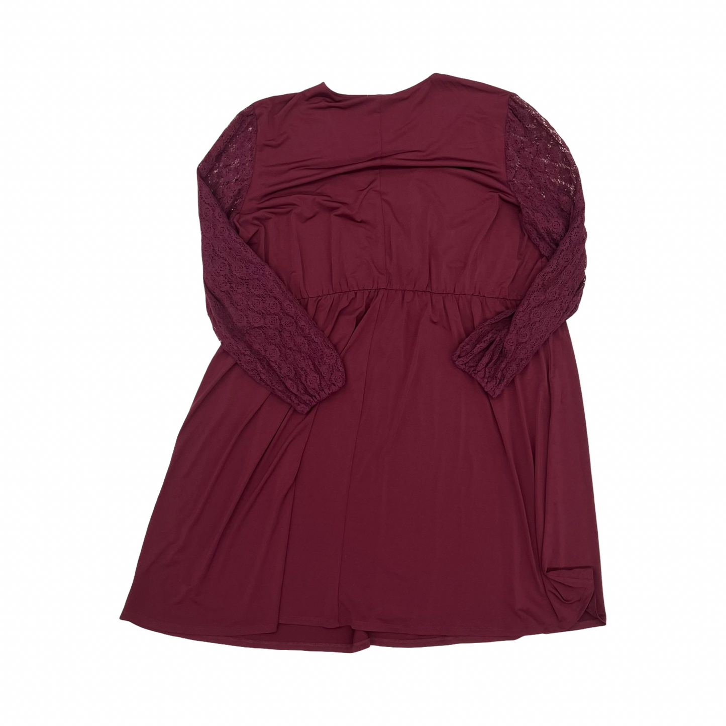 Dress Party Short By Maurices In Maroon, Size:3X